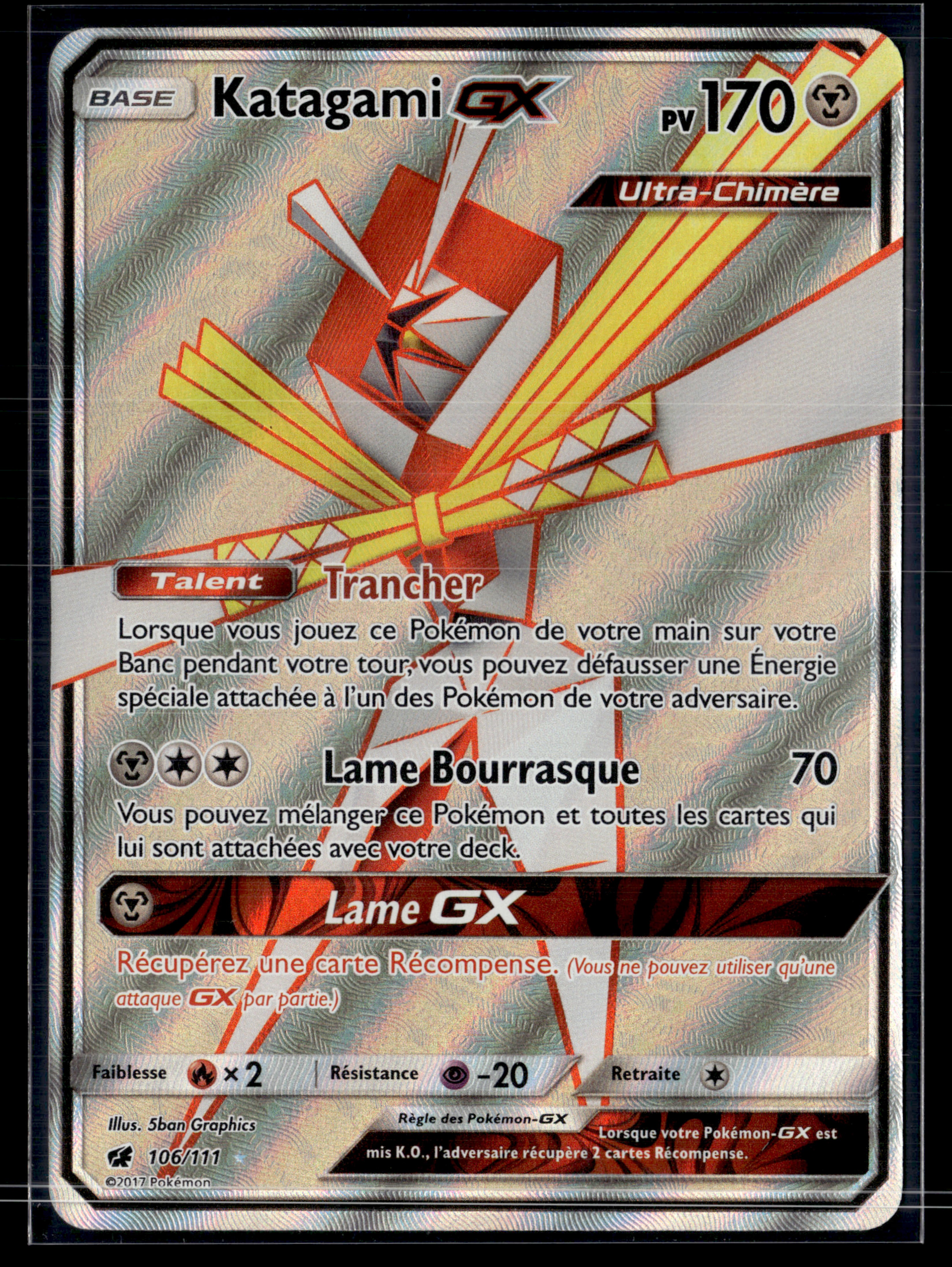 Katagami GX 106/111  Invasion carmin – NM