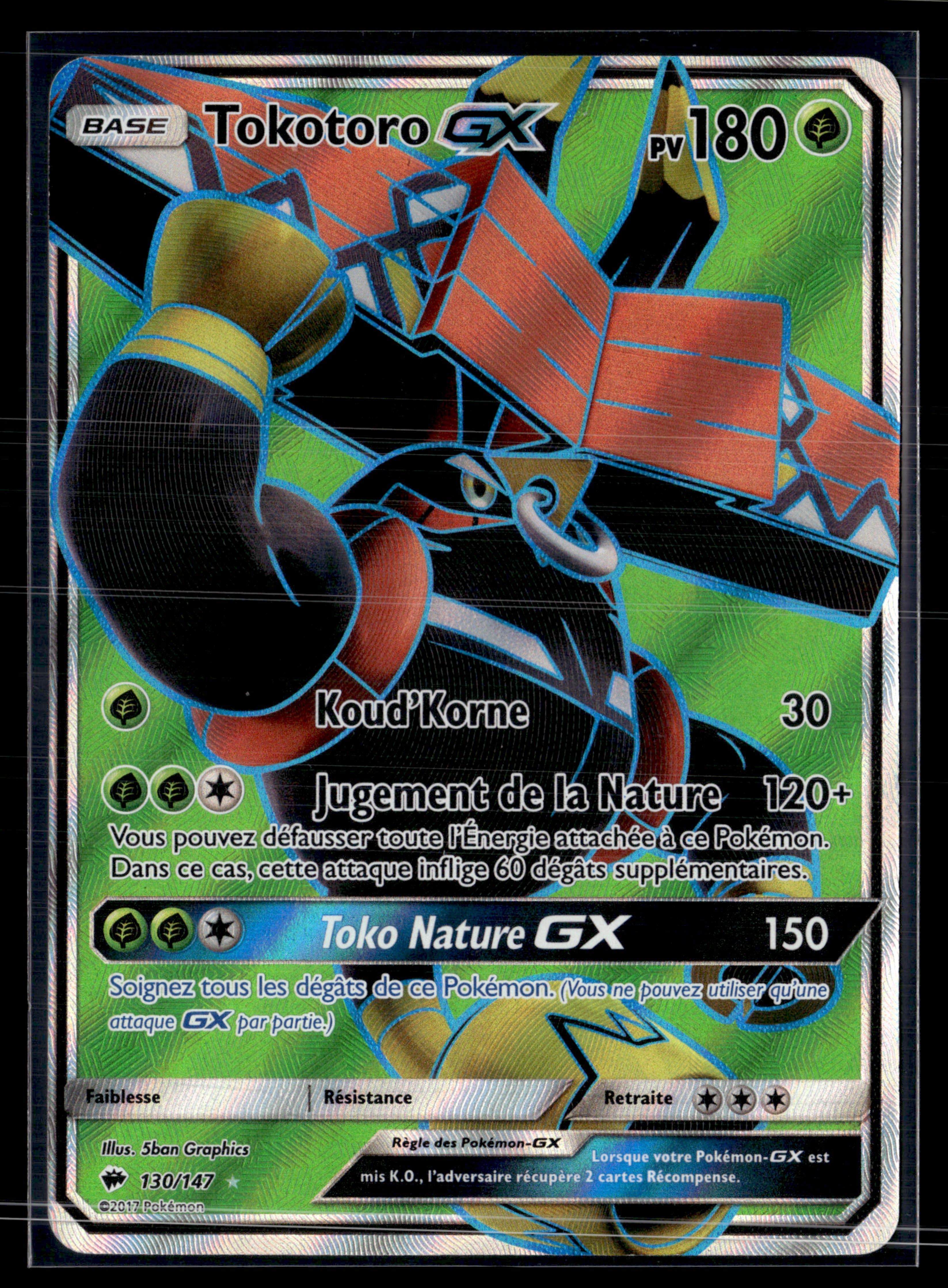 Tokotoro GX 130/147 Ombres ardentes MINT