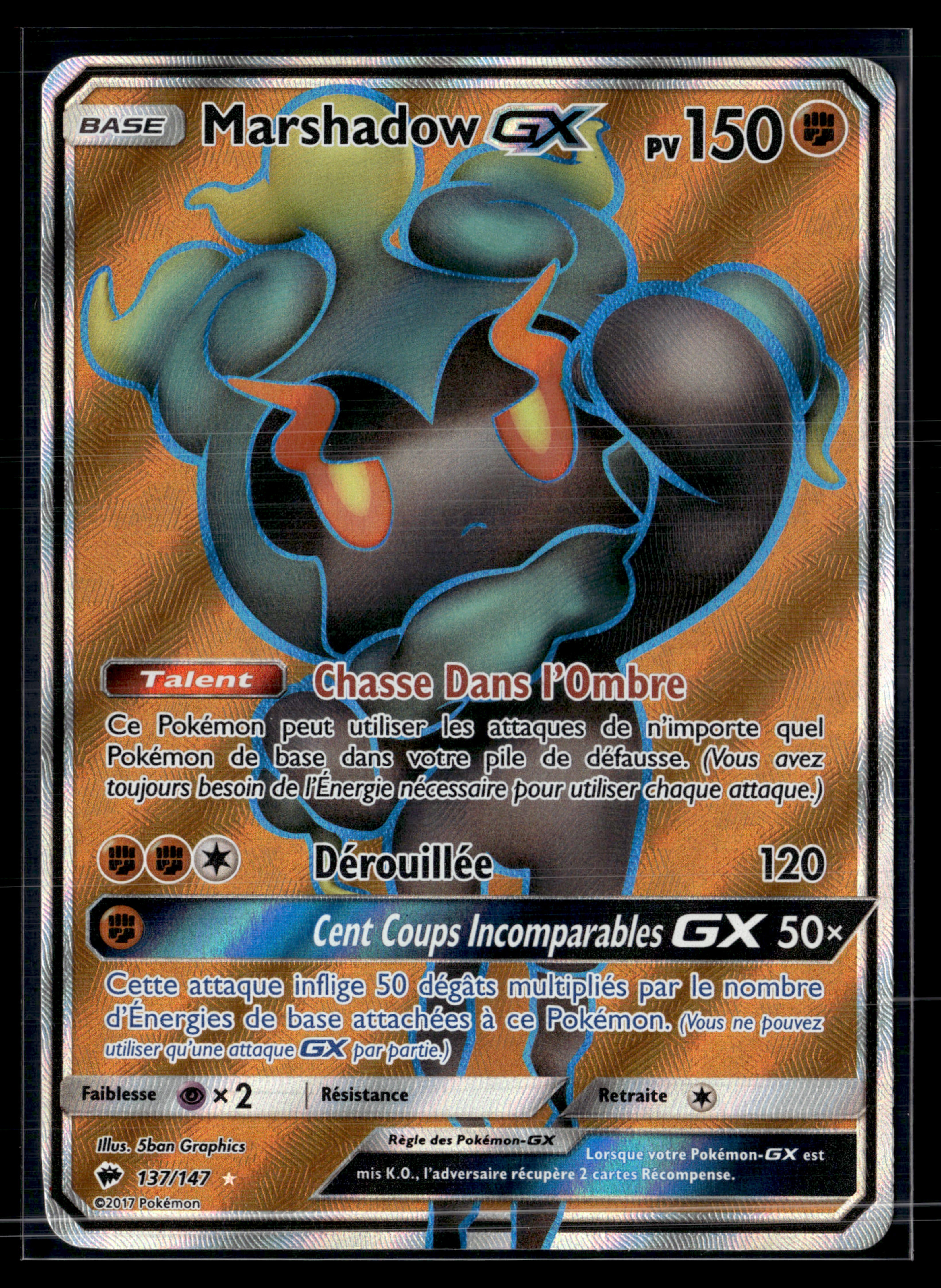 Marshadow GX 137/147 - Ombres Ardentes - NM #2