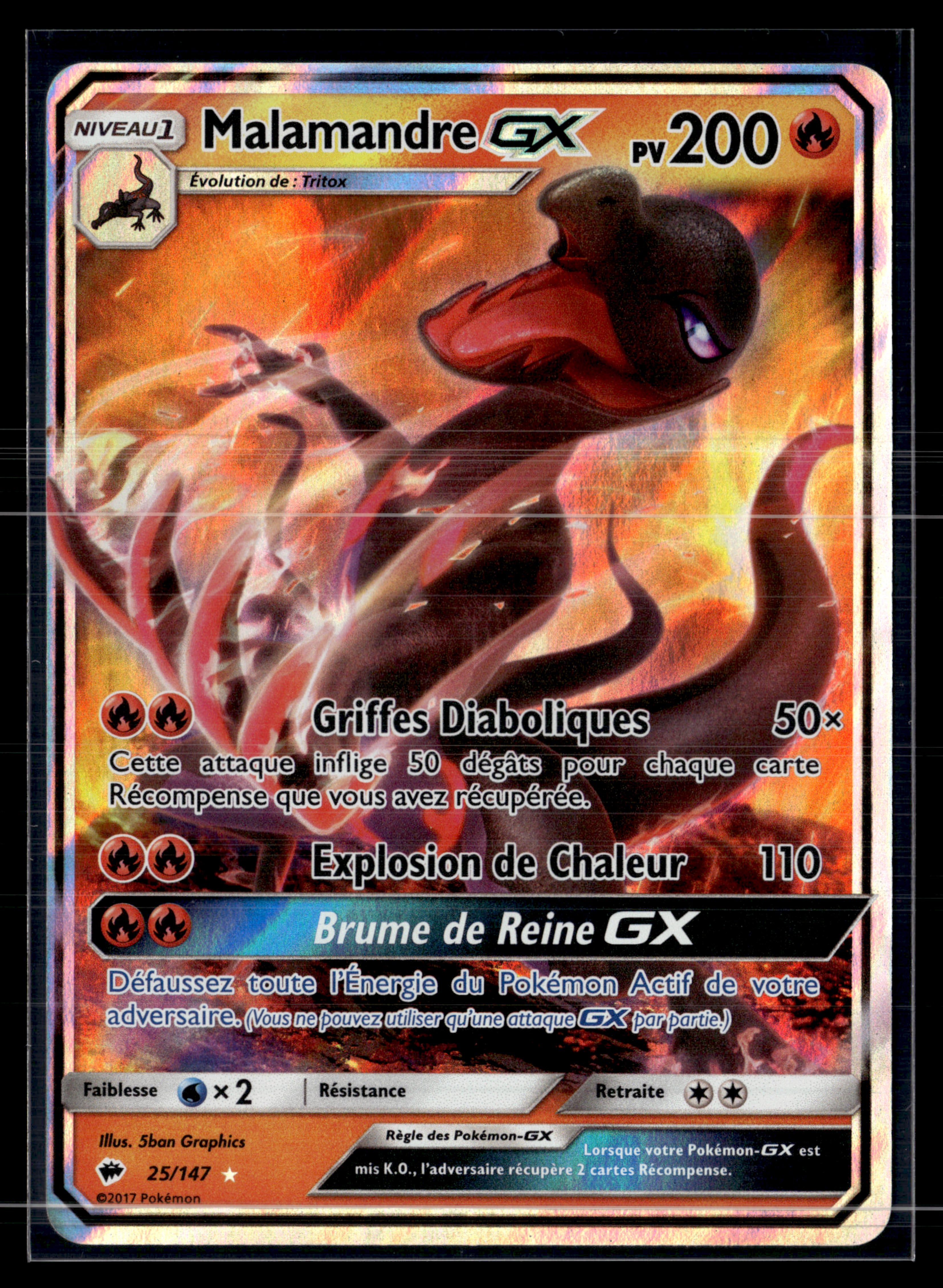 Malamandre GX 25/147 Ombres ardentes – EXC+