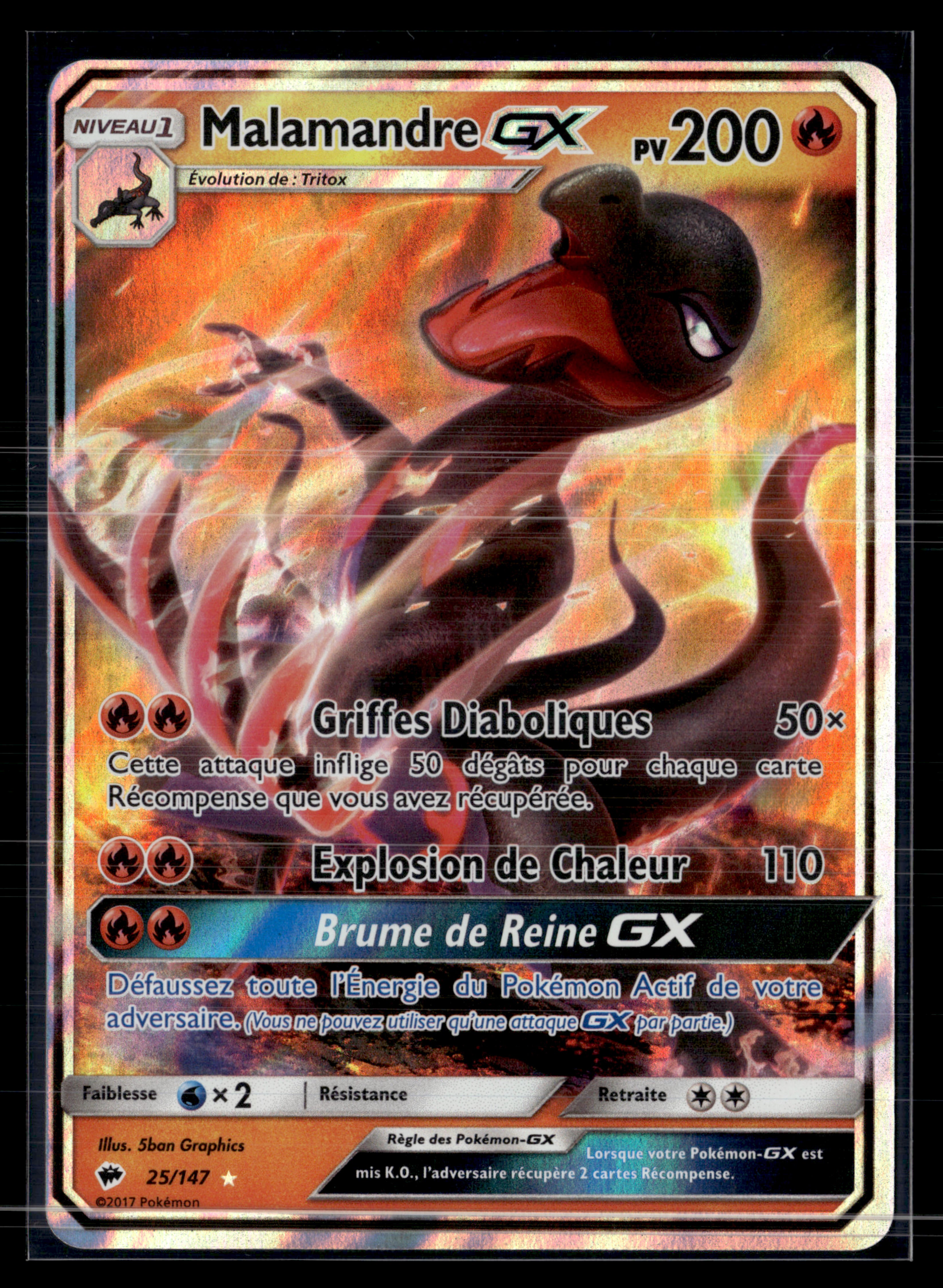 Malamandre GX 25/147 Ombres Ardentes – MINT