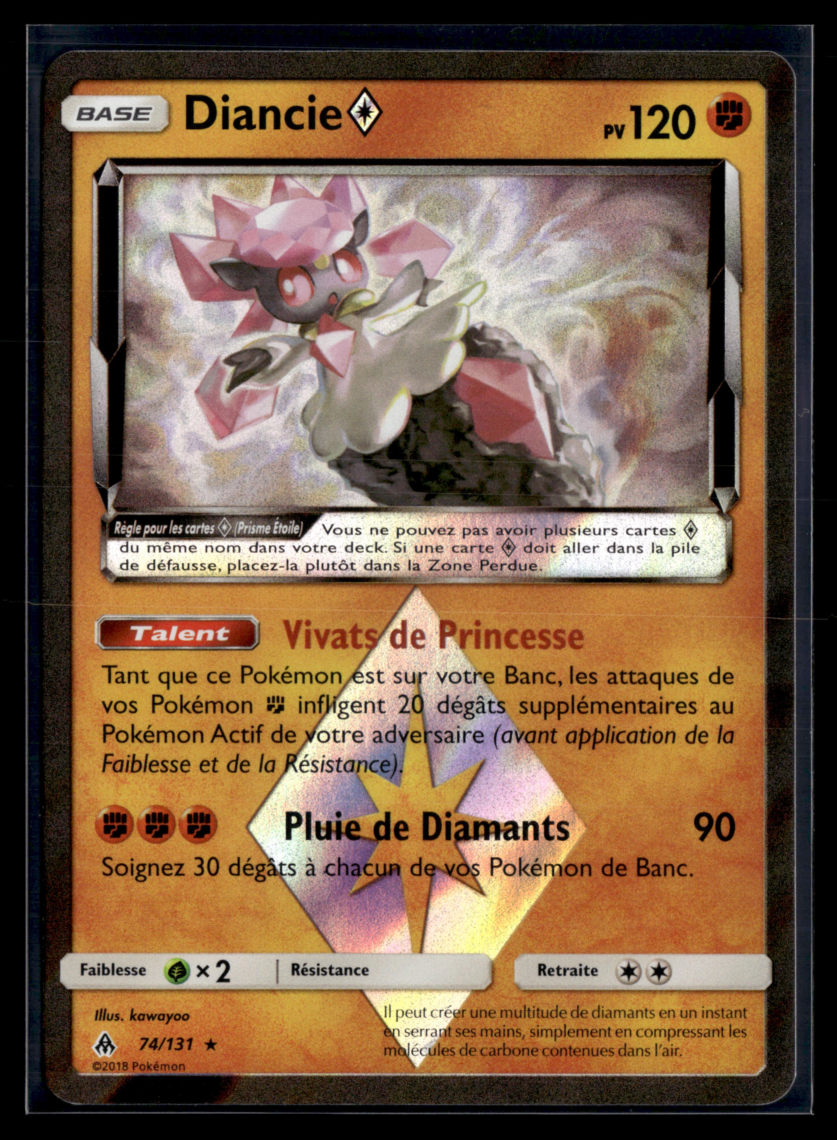 Diancie 74/131 lumière interdite – NM