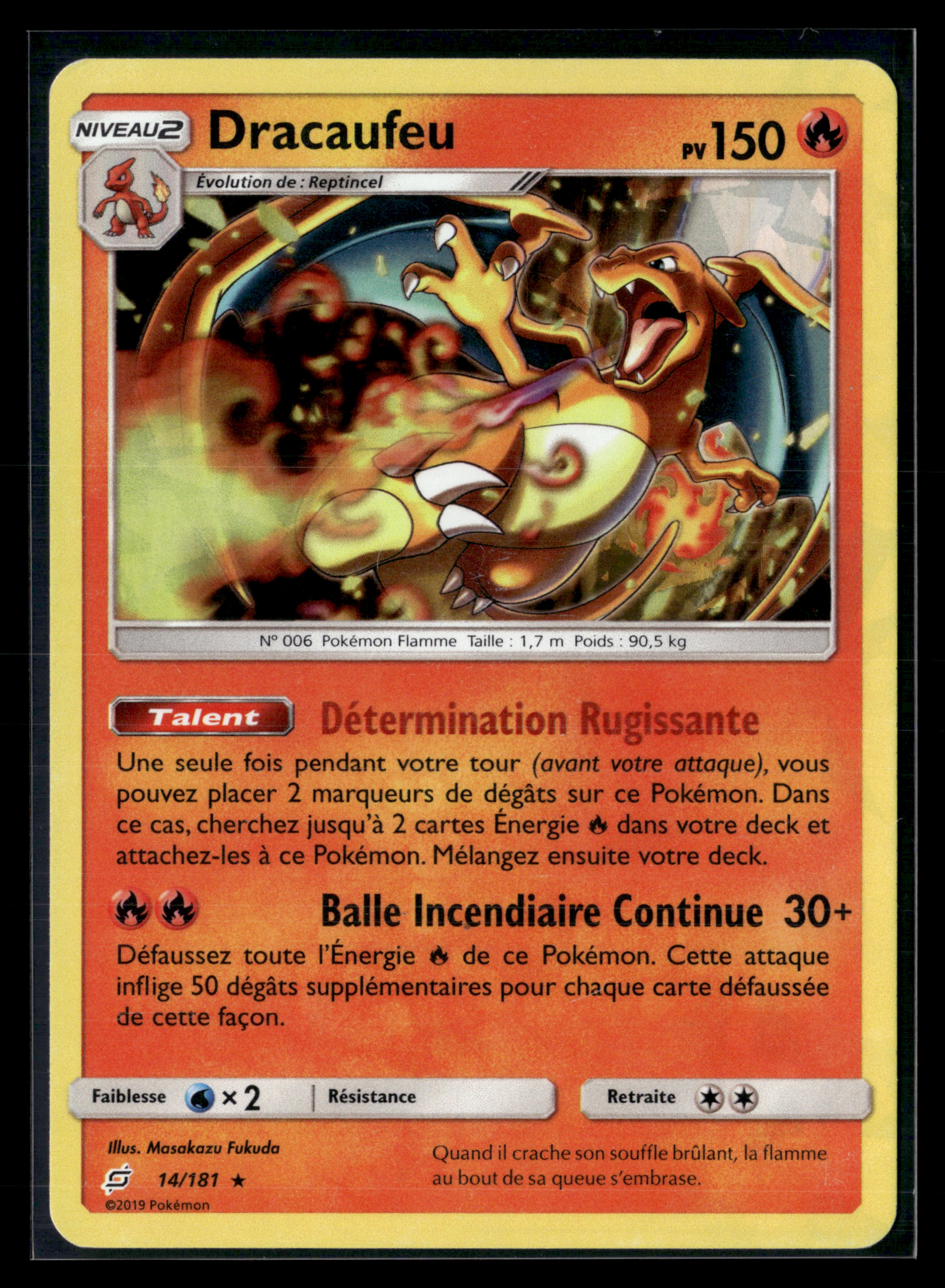 Dracaufeu 14/181 - Duo de choc - EXC+