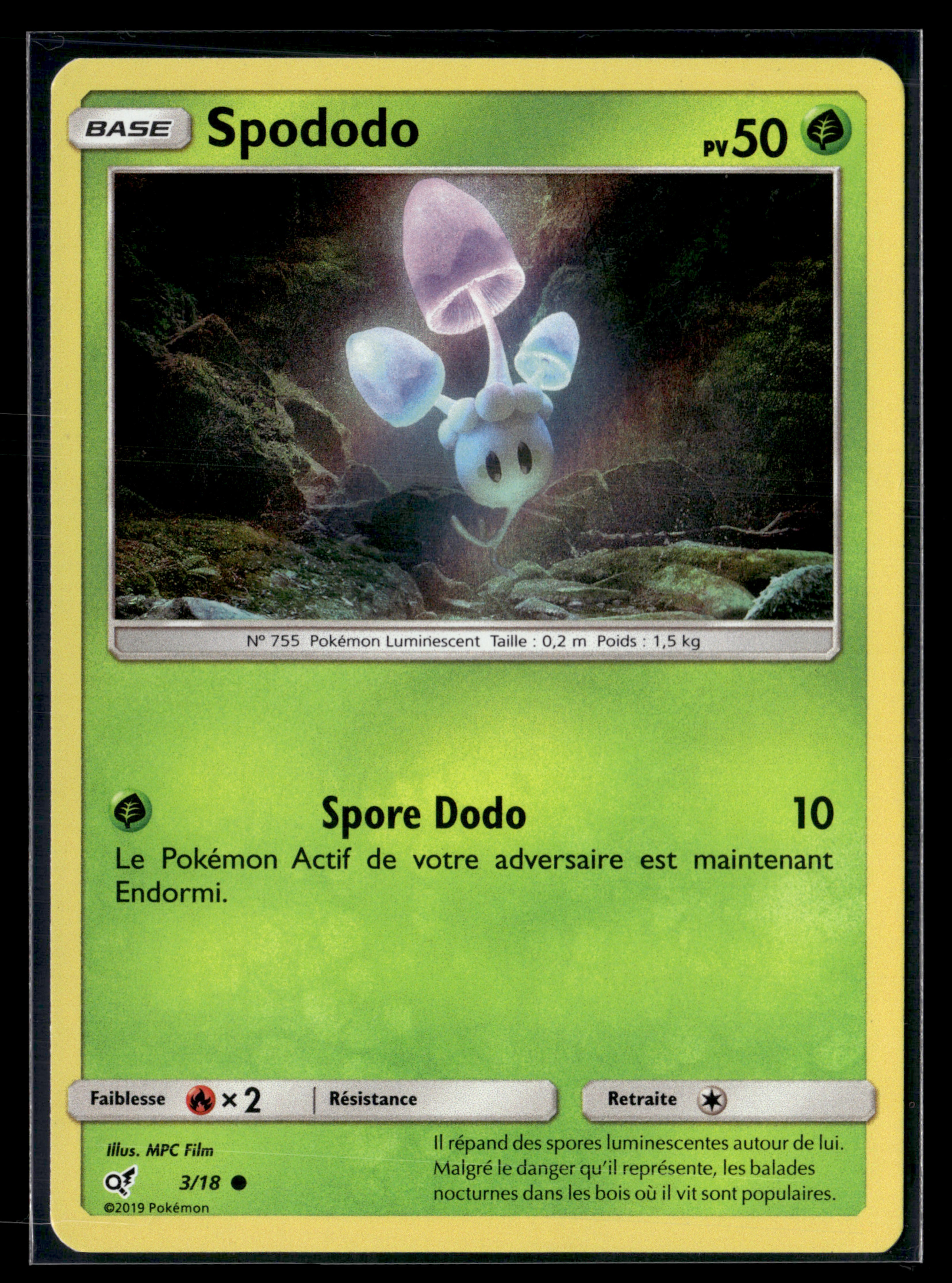 Spododo 3/18 - Détective Pikachu - NM