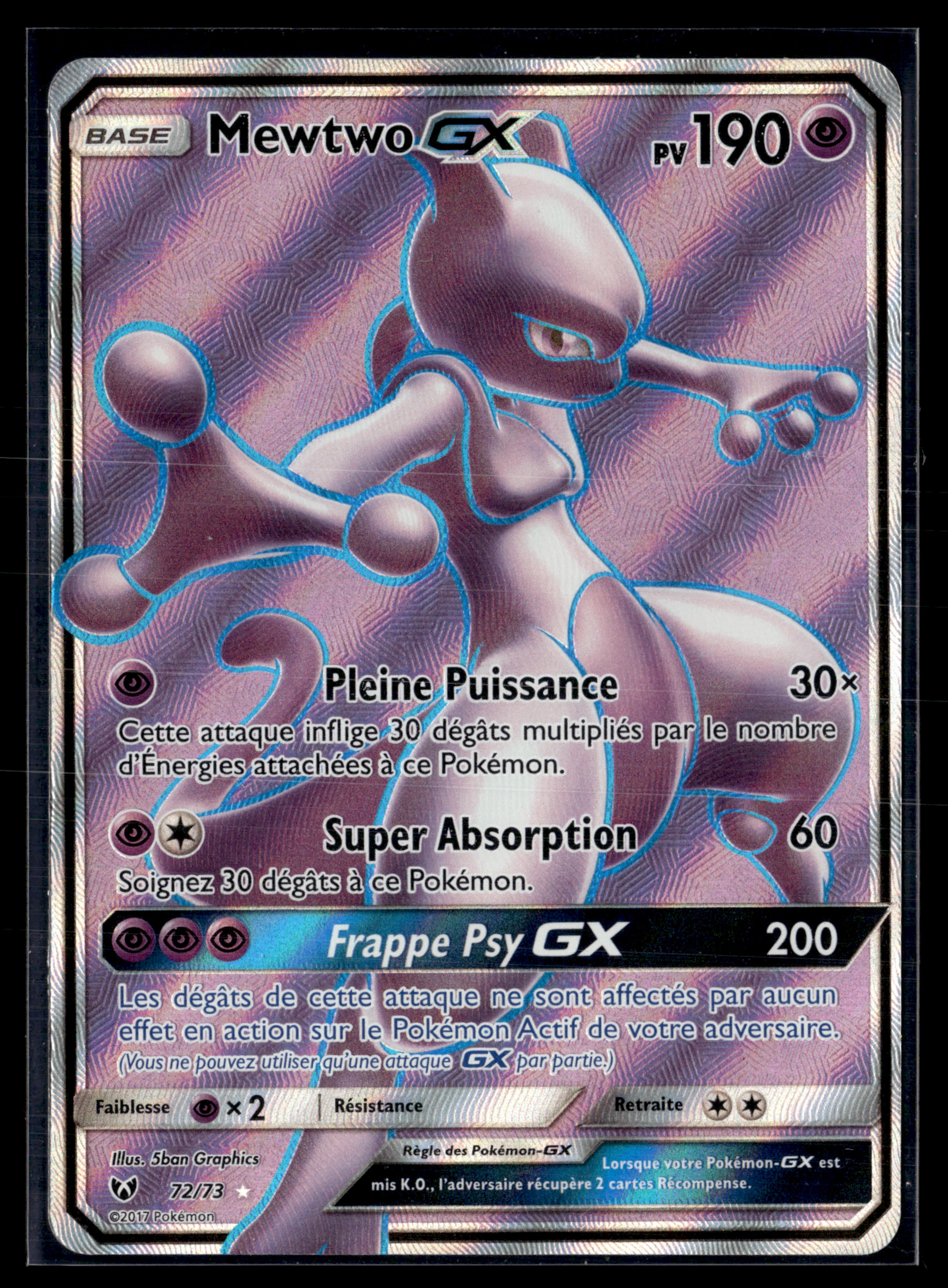 Mewtwo GX 72/73 Légendes brillantes – NM #2