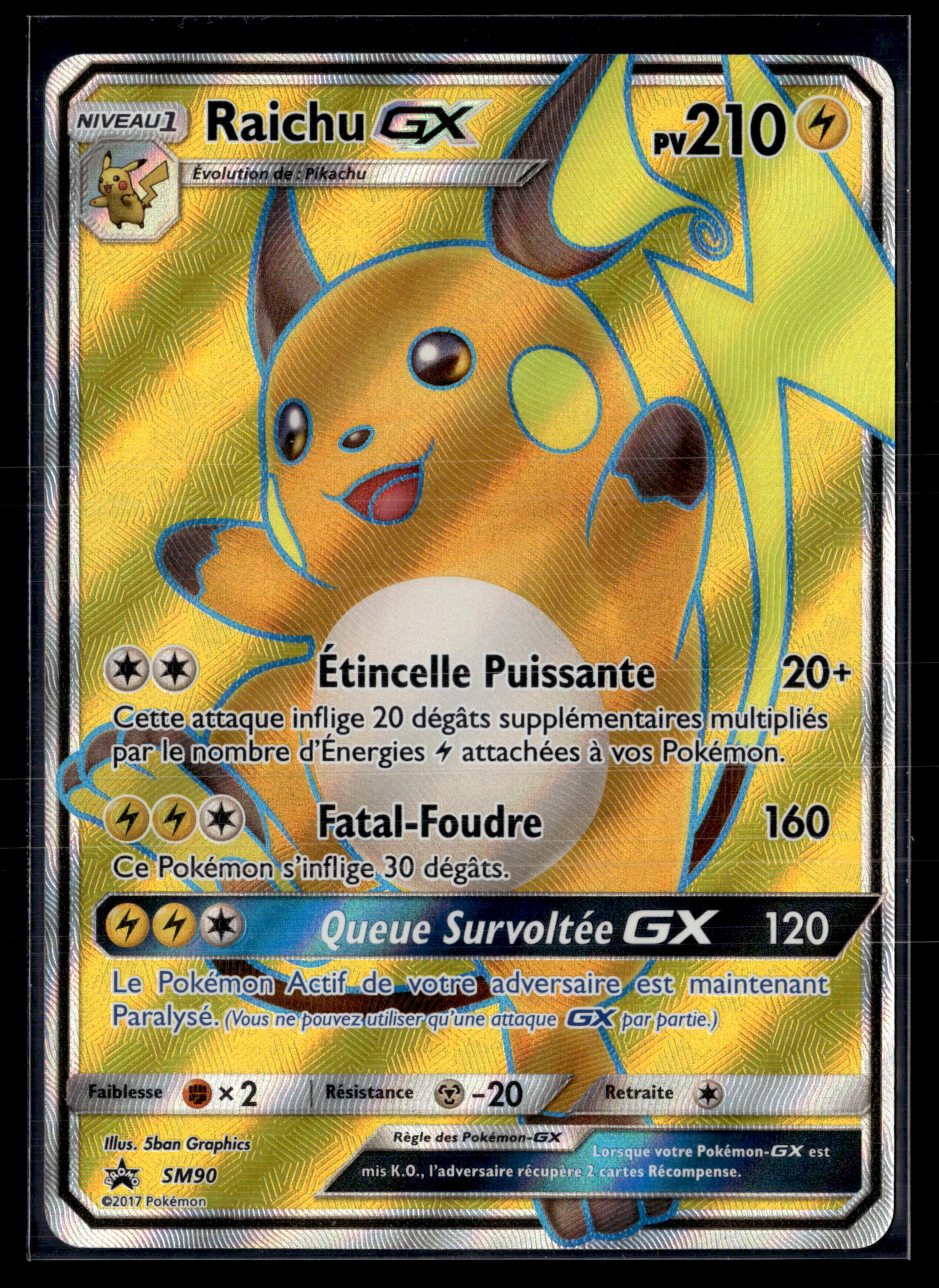 Raichu Gx sm90 | NM