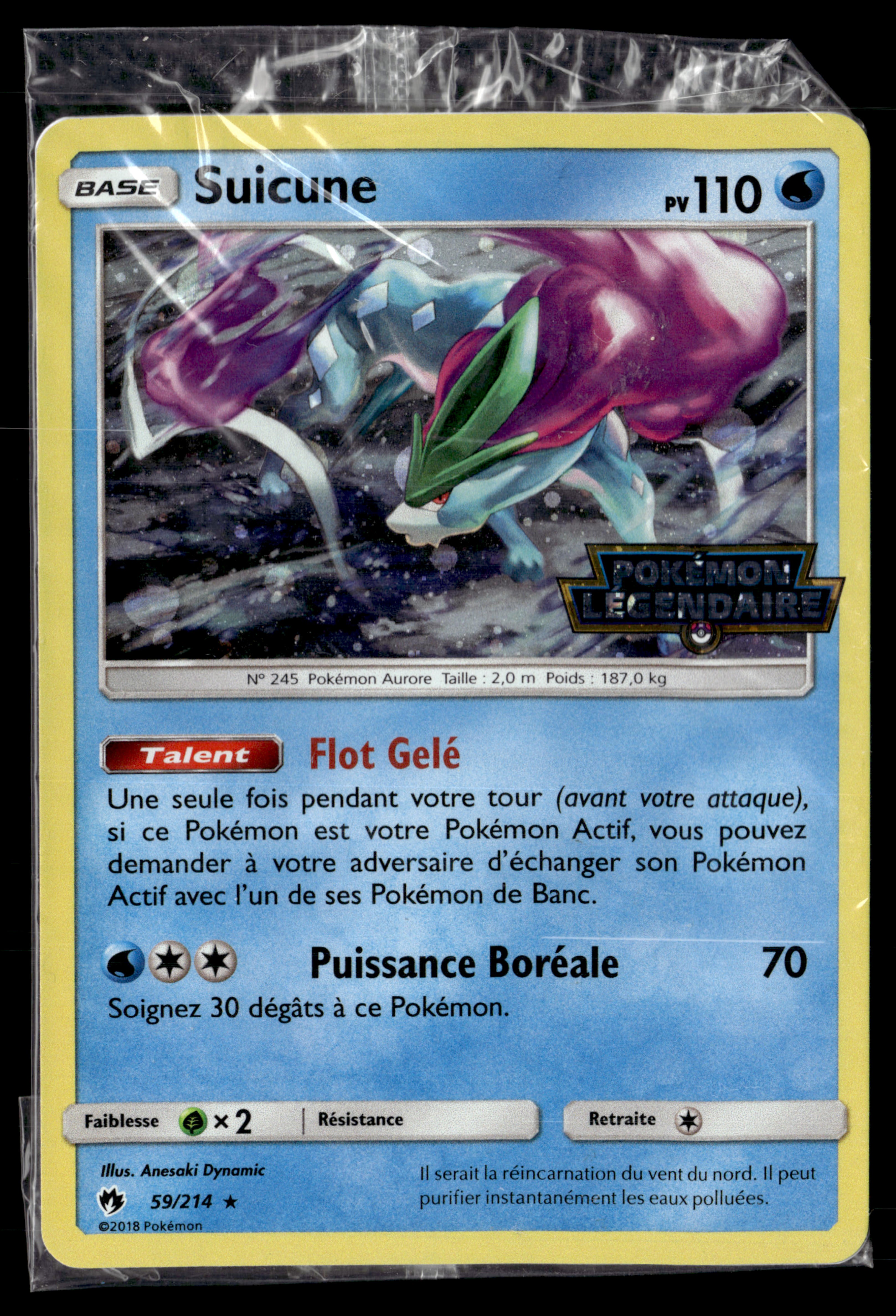 Suicune 59/214 Alliance Infaillible – Stamp | scellé