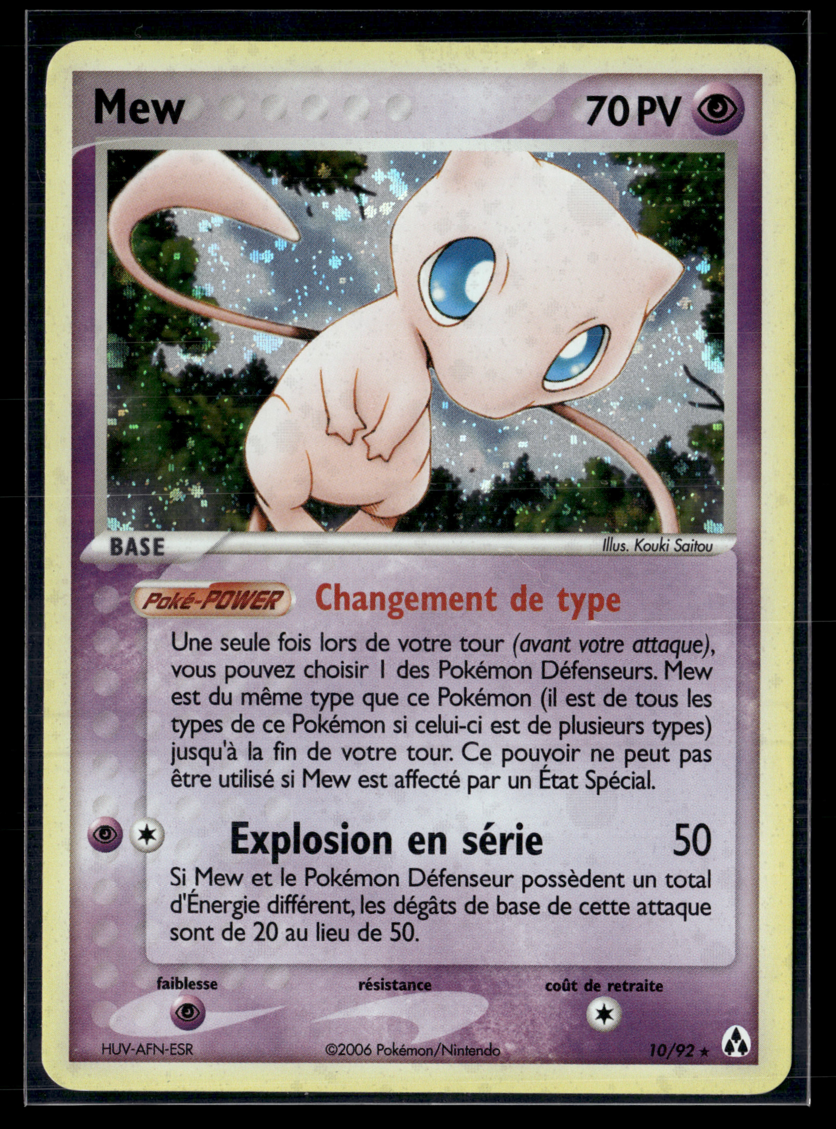 Mew 10/92 Créateurs de légendes |  EXC+