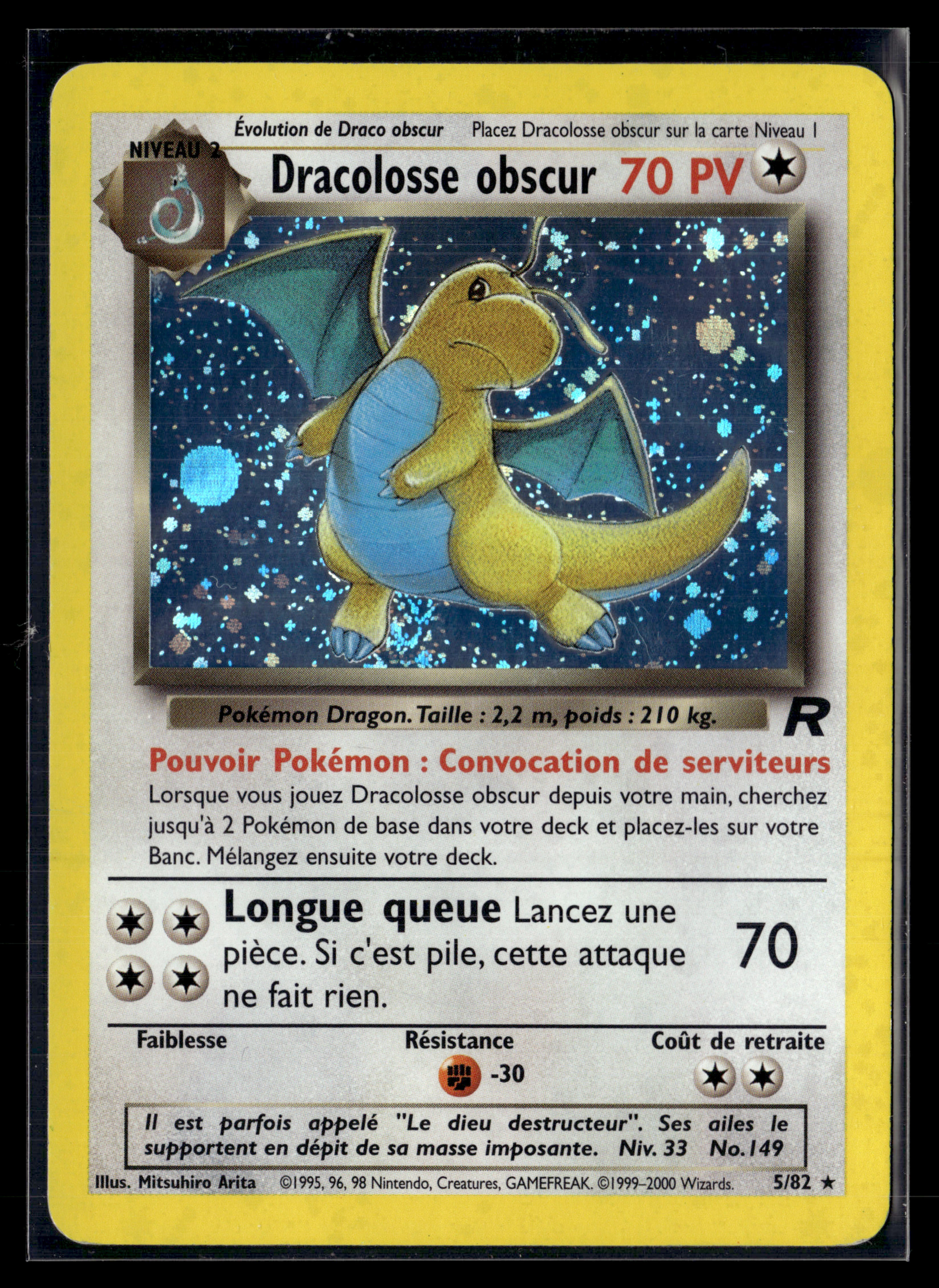 Dracolosse Obscur 5/82 Team Rocket | TBE+