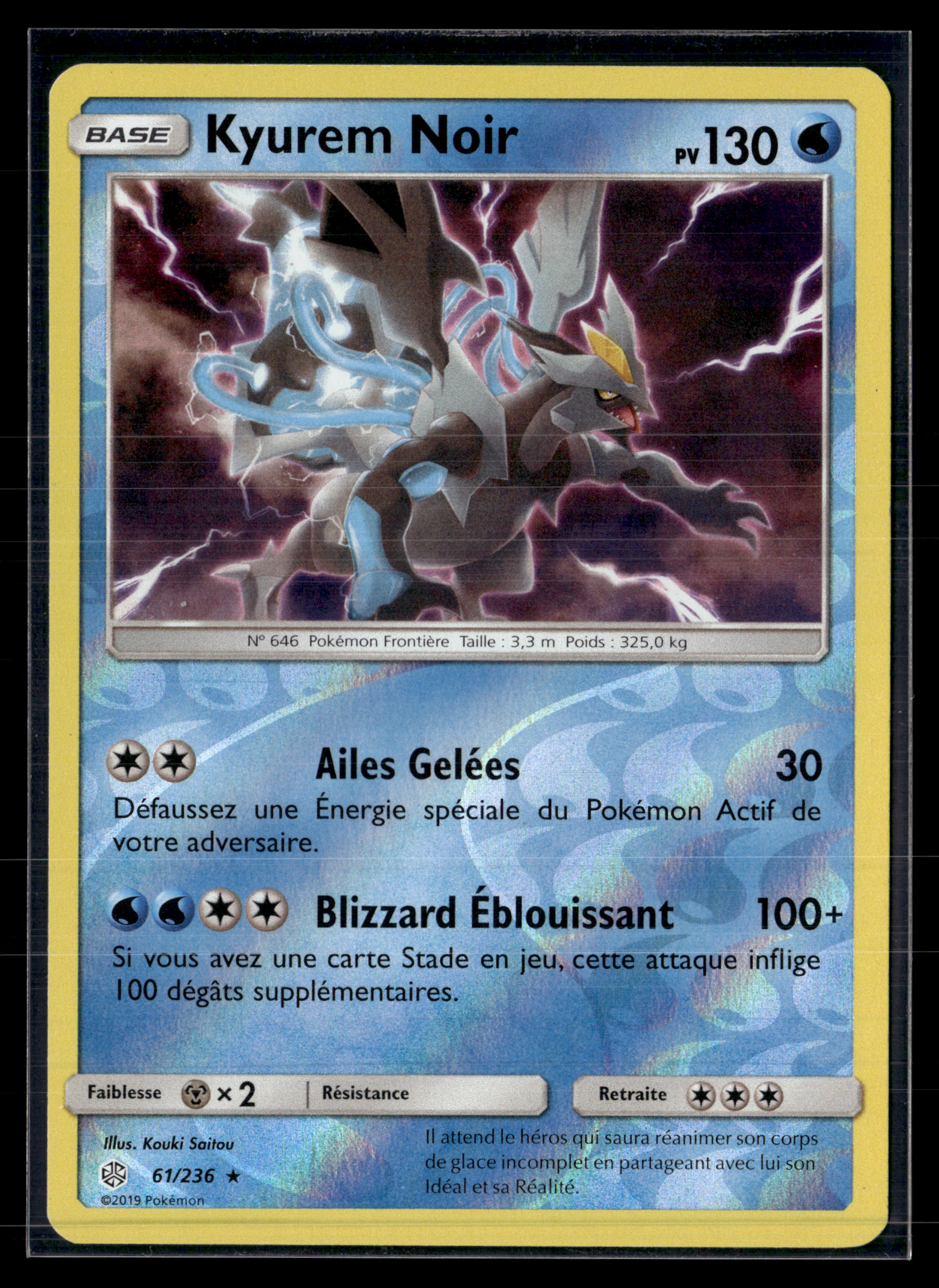 Kyurem Noir 61/236 Eclipse cosmique | NM