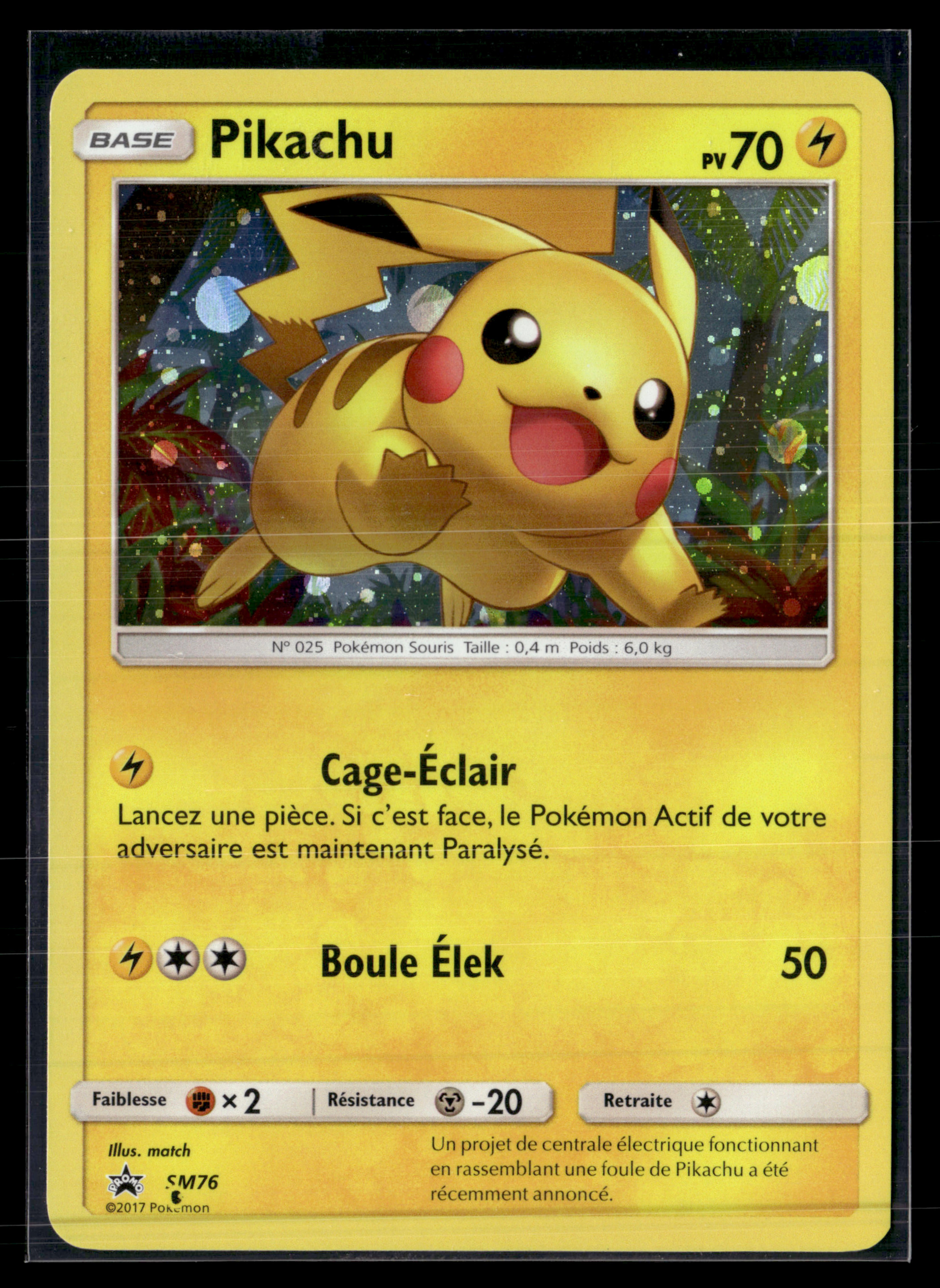 Pikachu SM76 | NM ( miss print)
