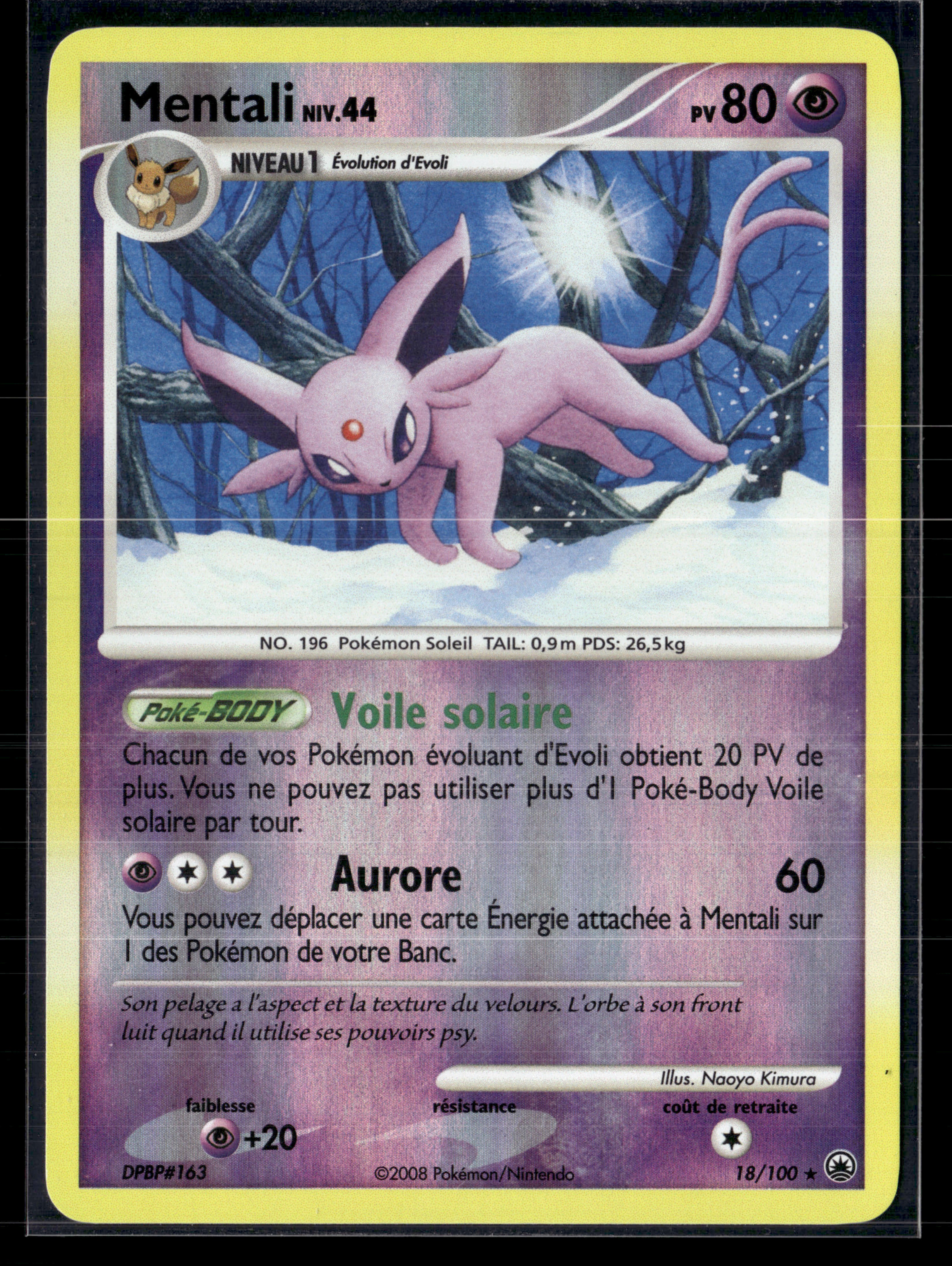 Mentali 18/100 Aube majestueuse (reverse) | NM
