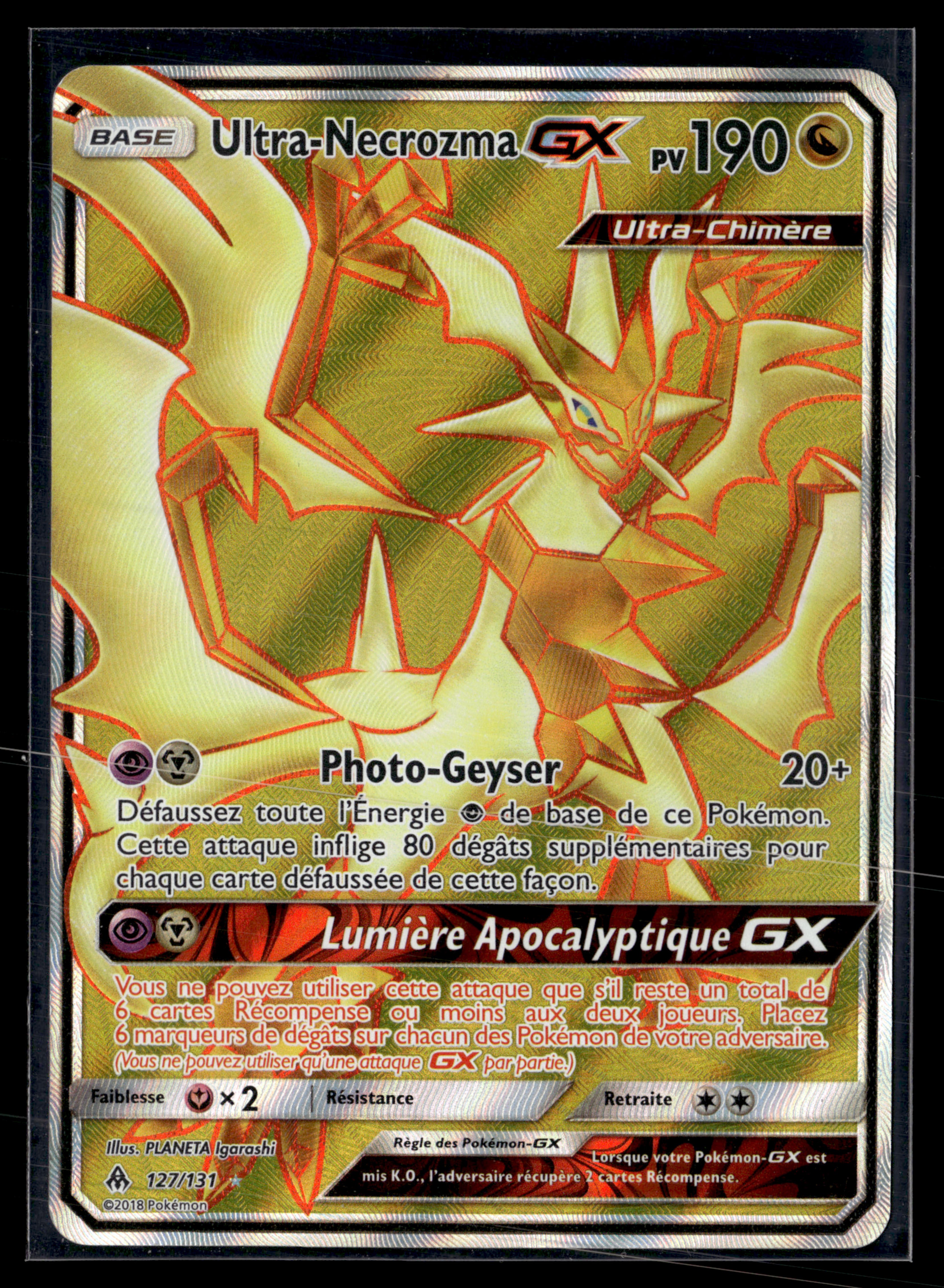 Ultra-Necrozma 127/131 Lumière Interdite | EXC+