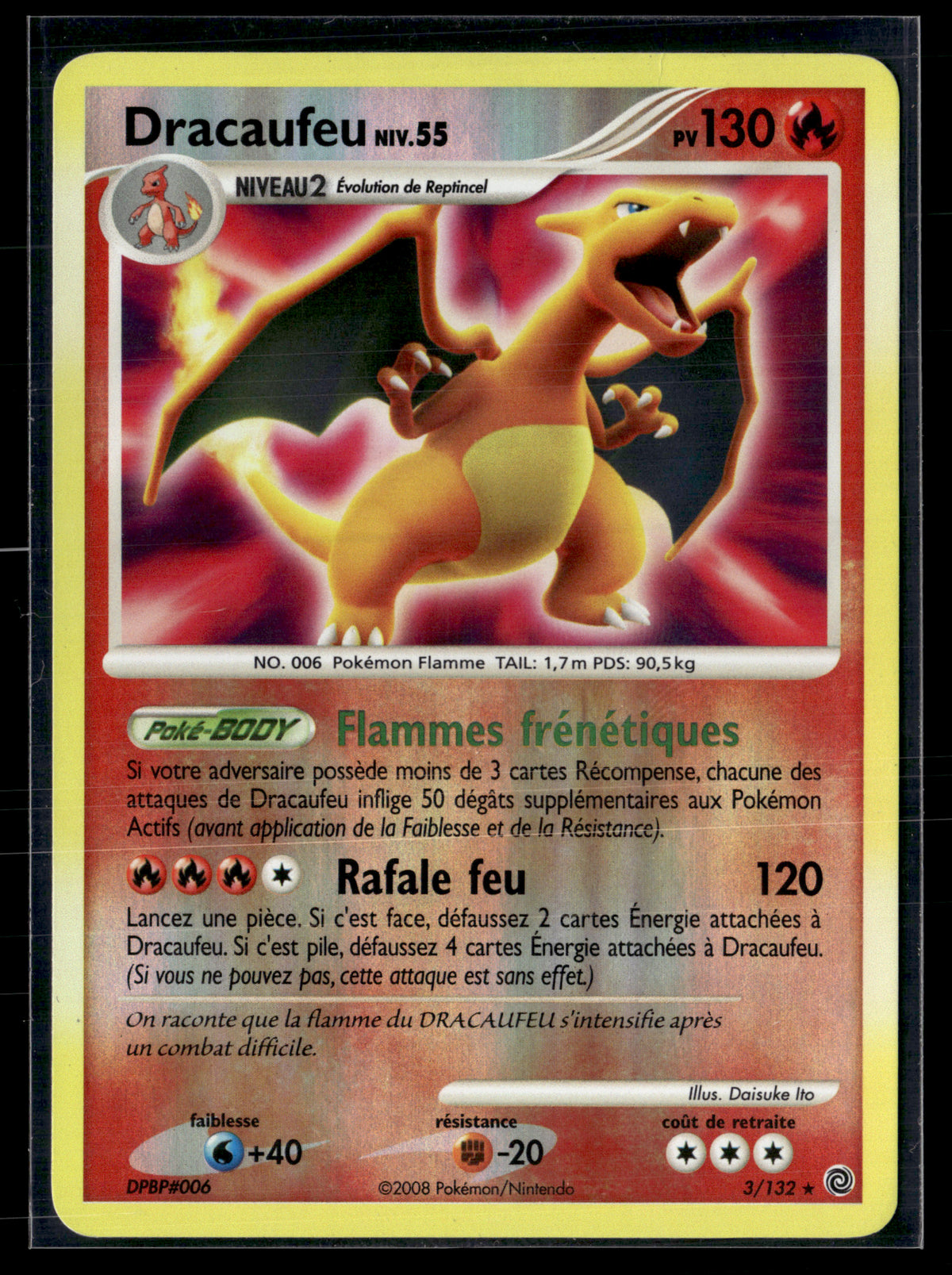 Dracaufeu 3/132 reverse Merveilles secrètes | EXC+