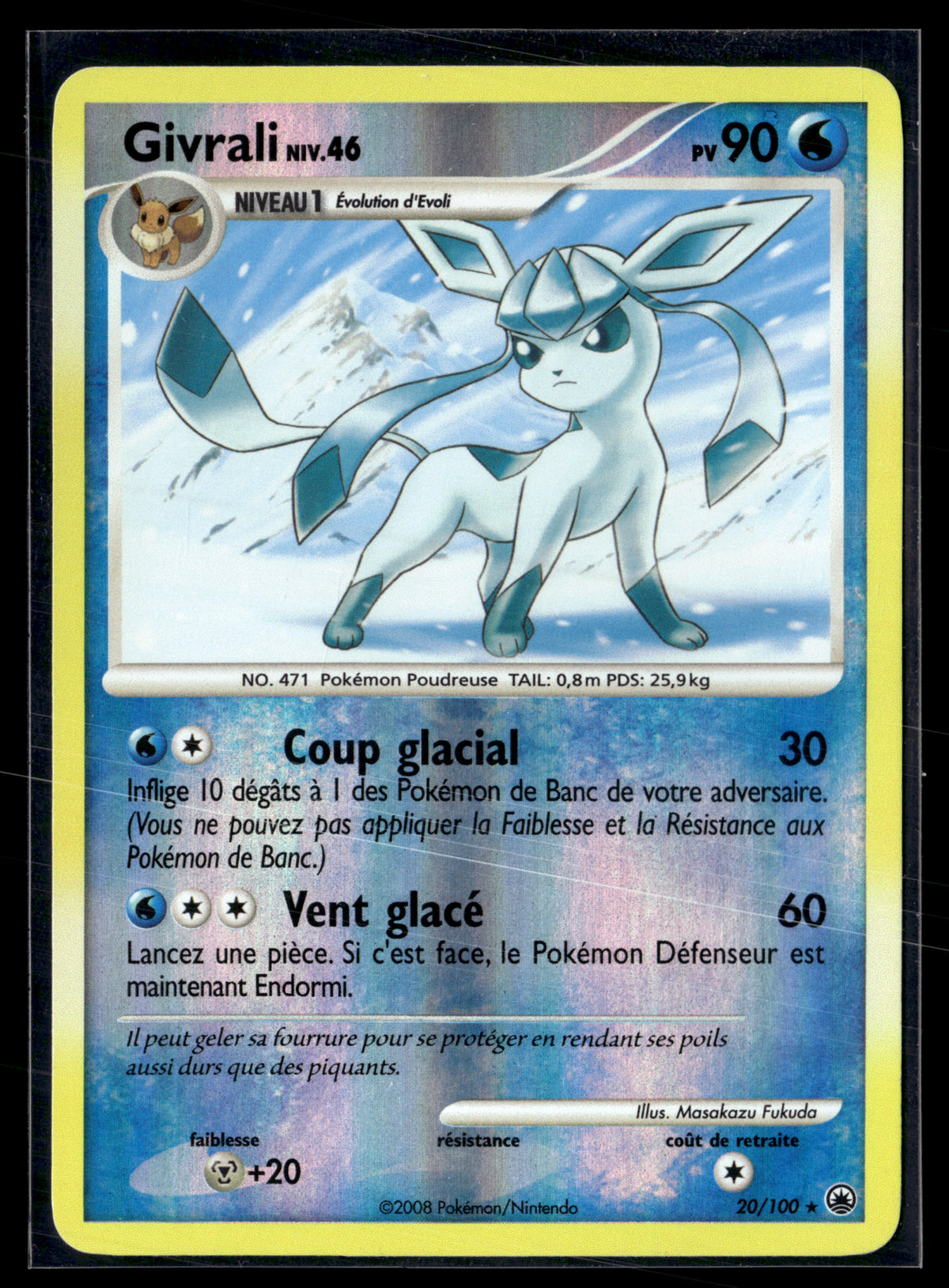 Givrali 20/100 reverse Aube majestueuse | NM