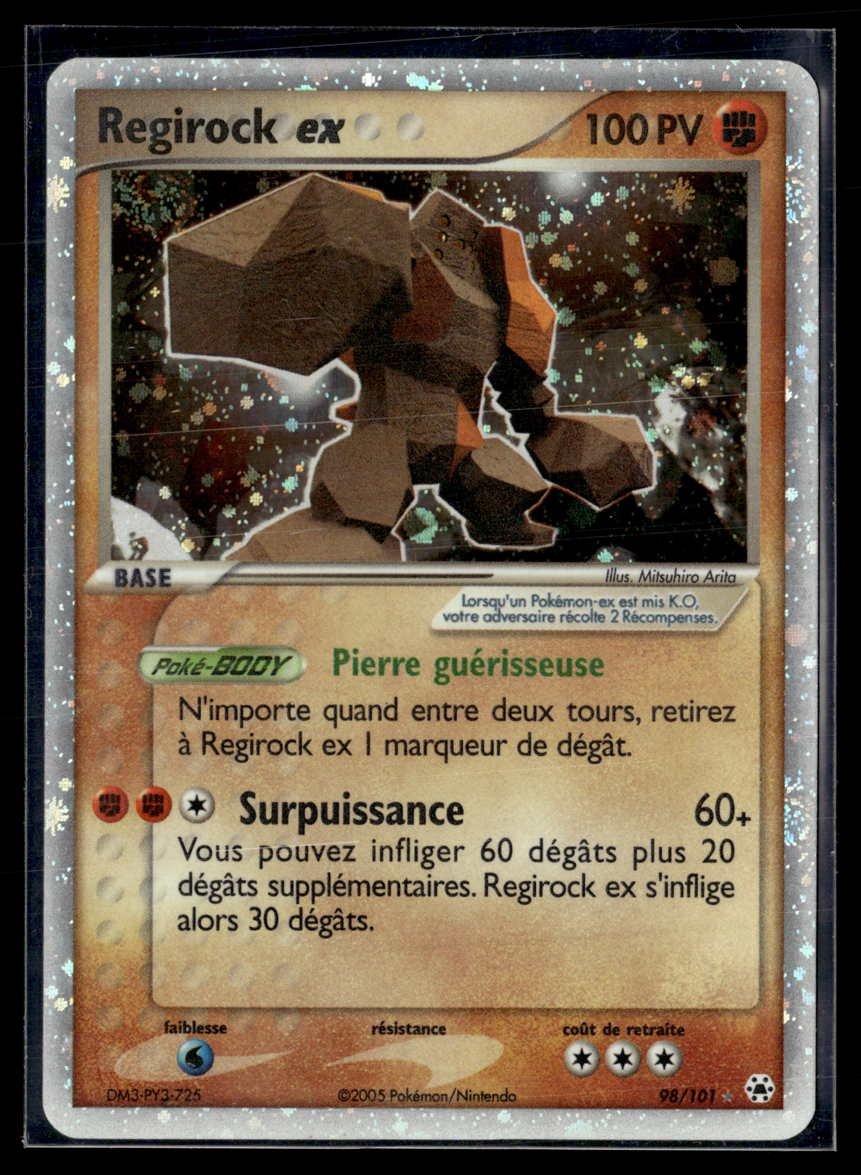 Regirock ex 98/101 Légendes oubliées | EXC+
