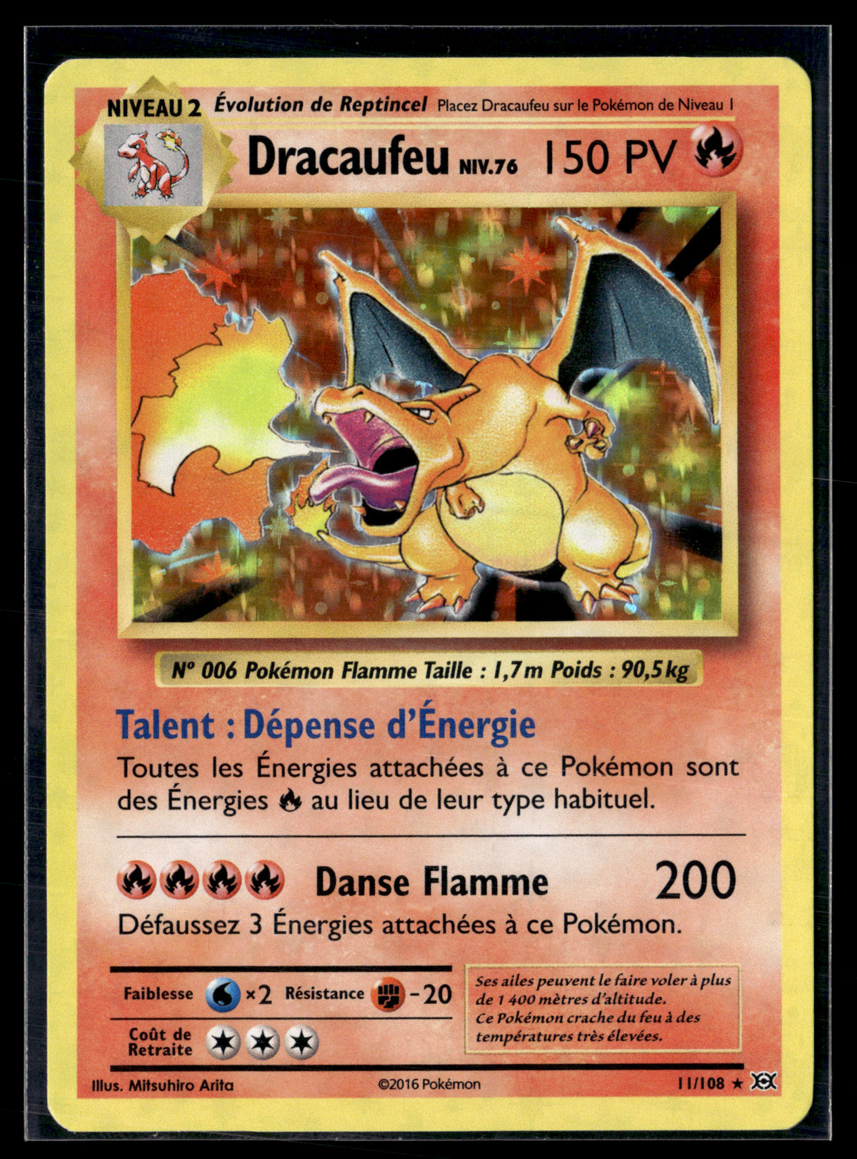 Dracaufeu 11/108 Evolutions – NM
