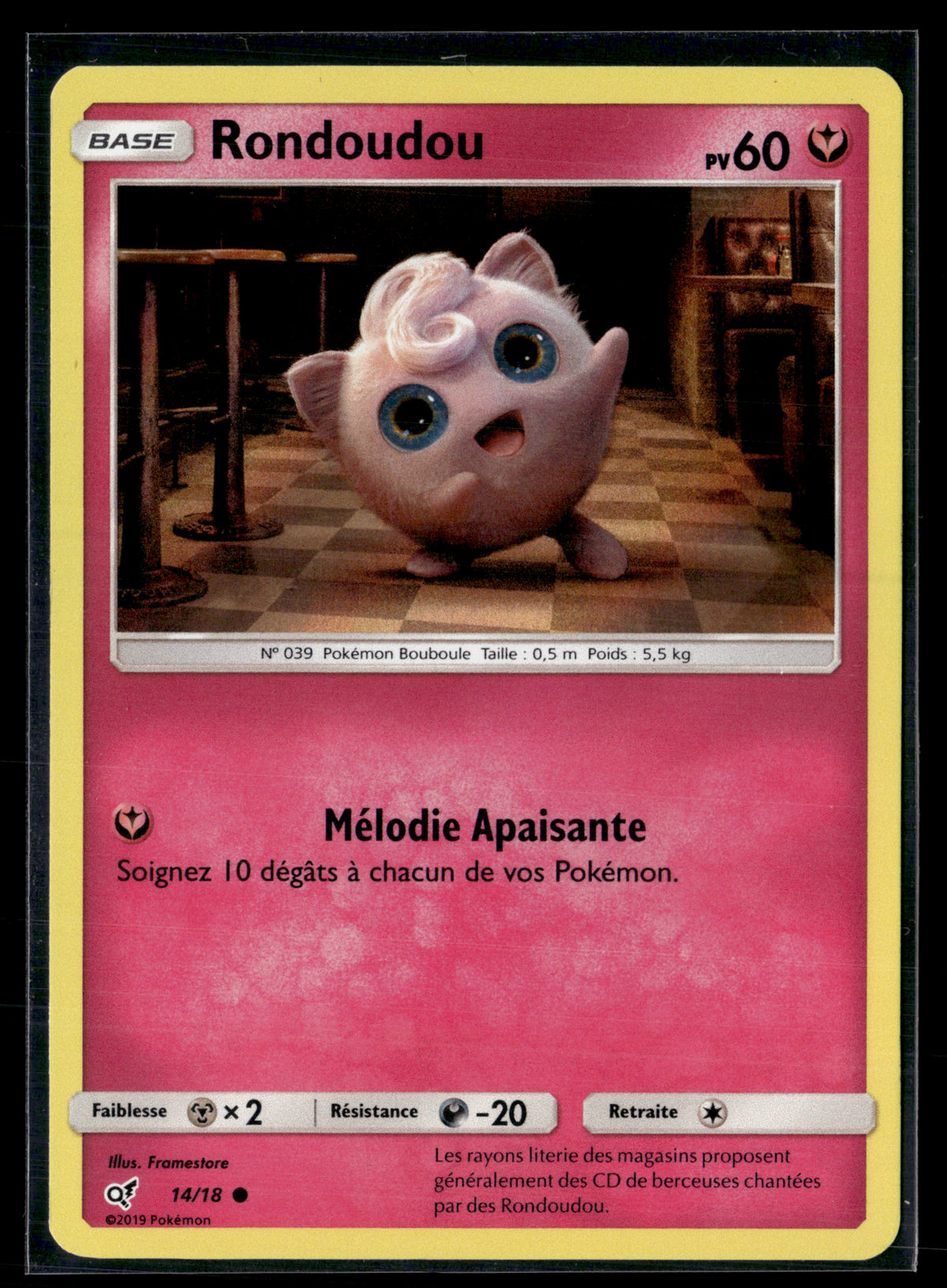 Rondoudou 14/18 Detective Pikachu | NM