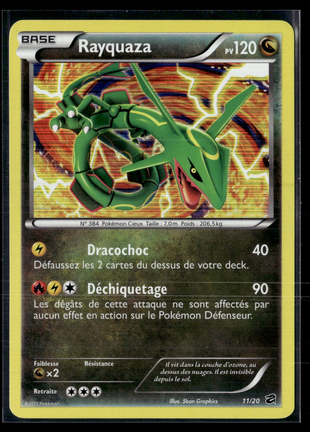 Rayquaza 11/20 Coffre des dragons | EXC