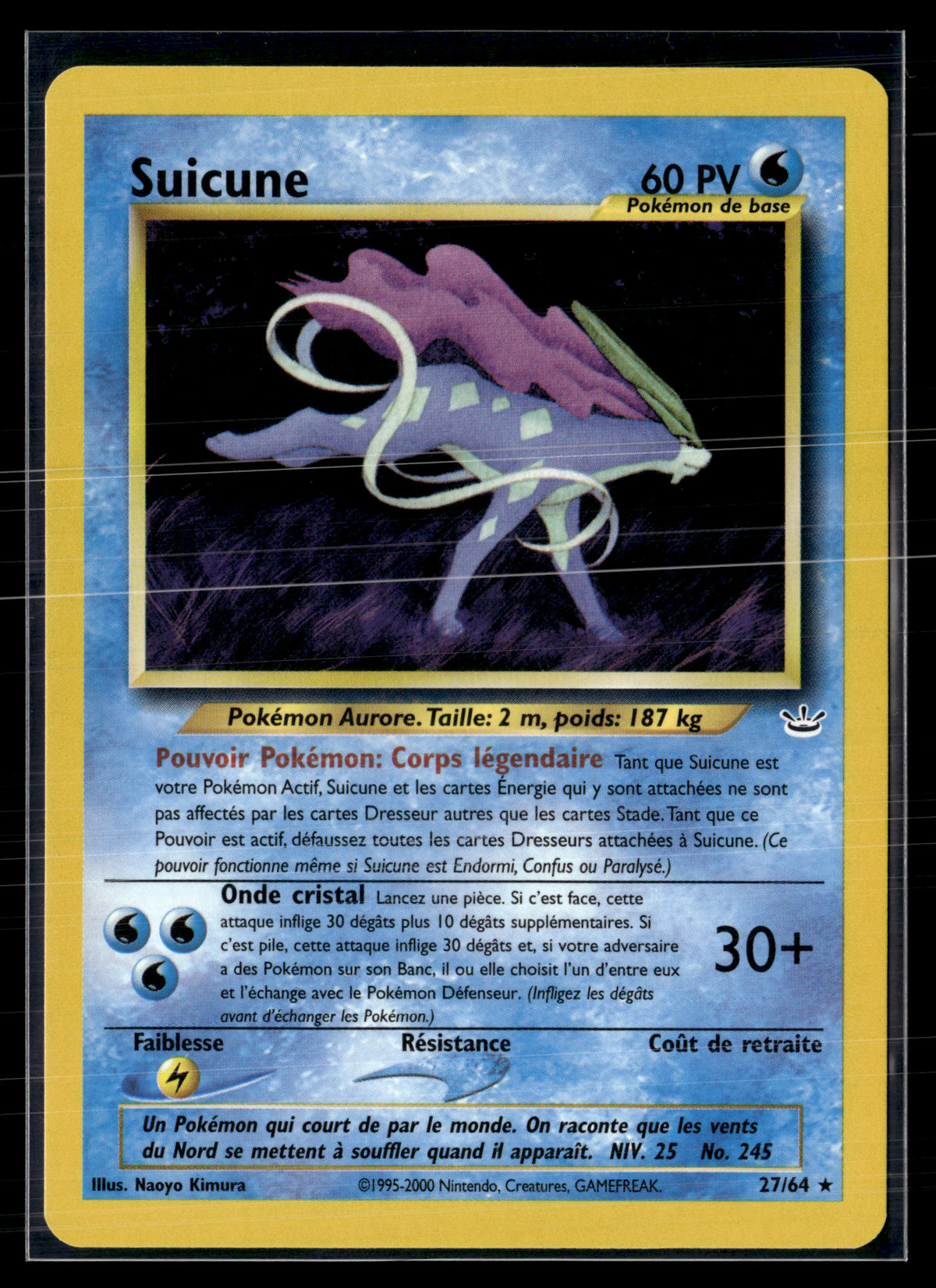 Suicune 27/64 - Neo Revelation - NM