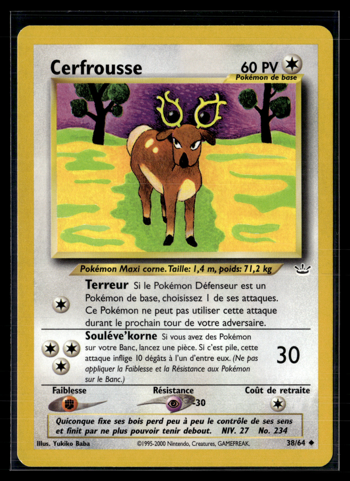 Cerfrousse 38/64 - Neo Revelation - NM