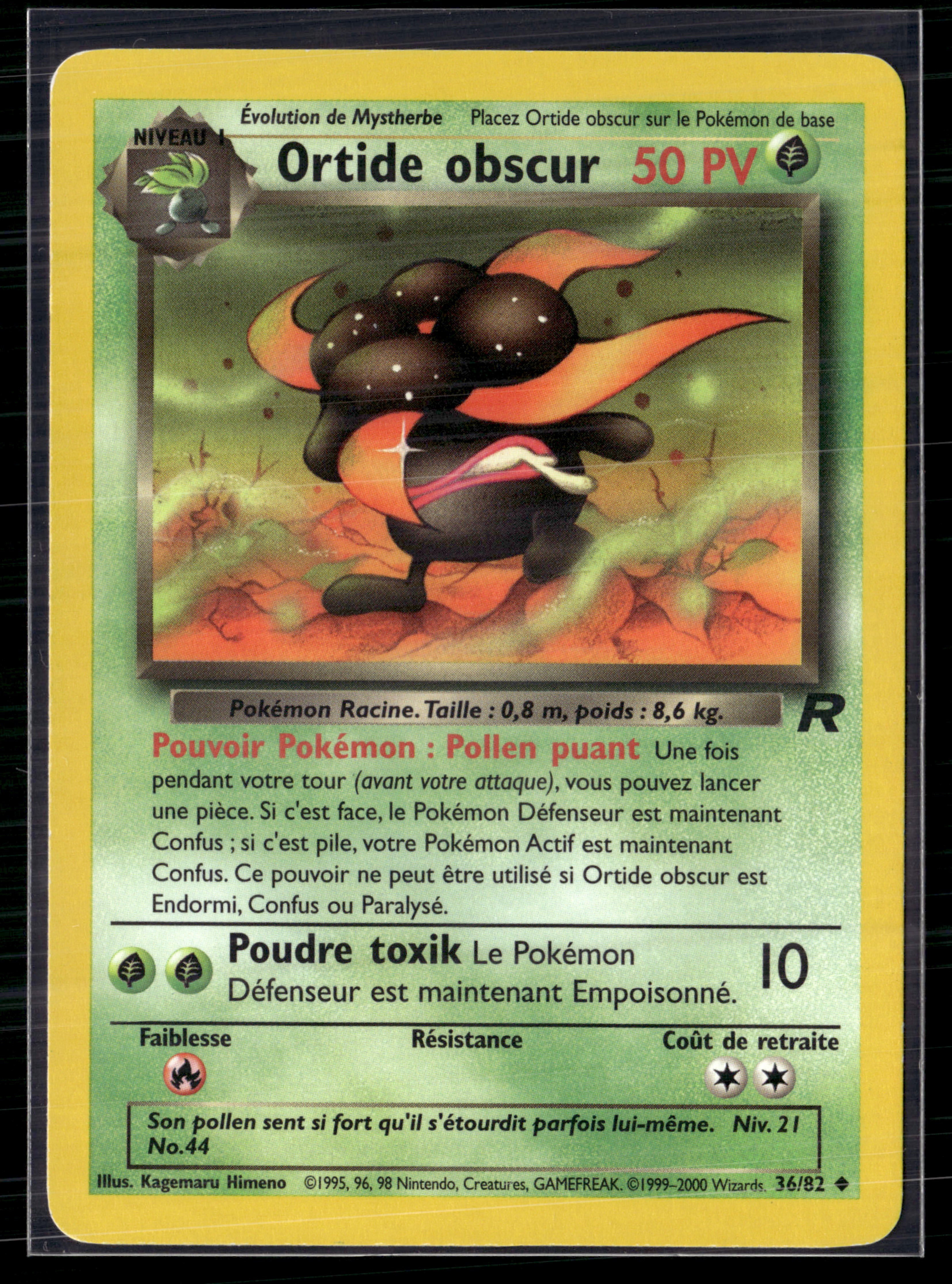 Ortide obscur 36/82 Team Rocket - Exc +