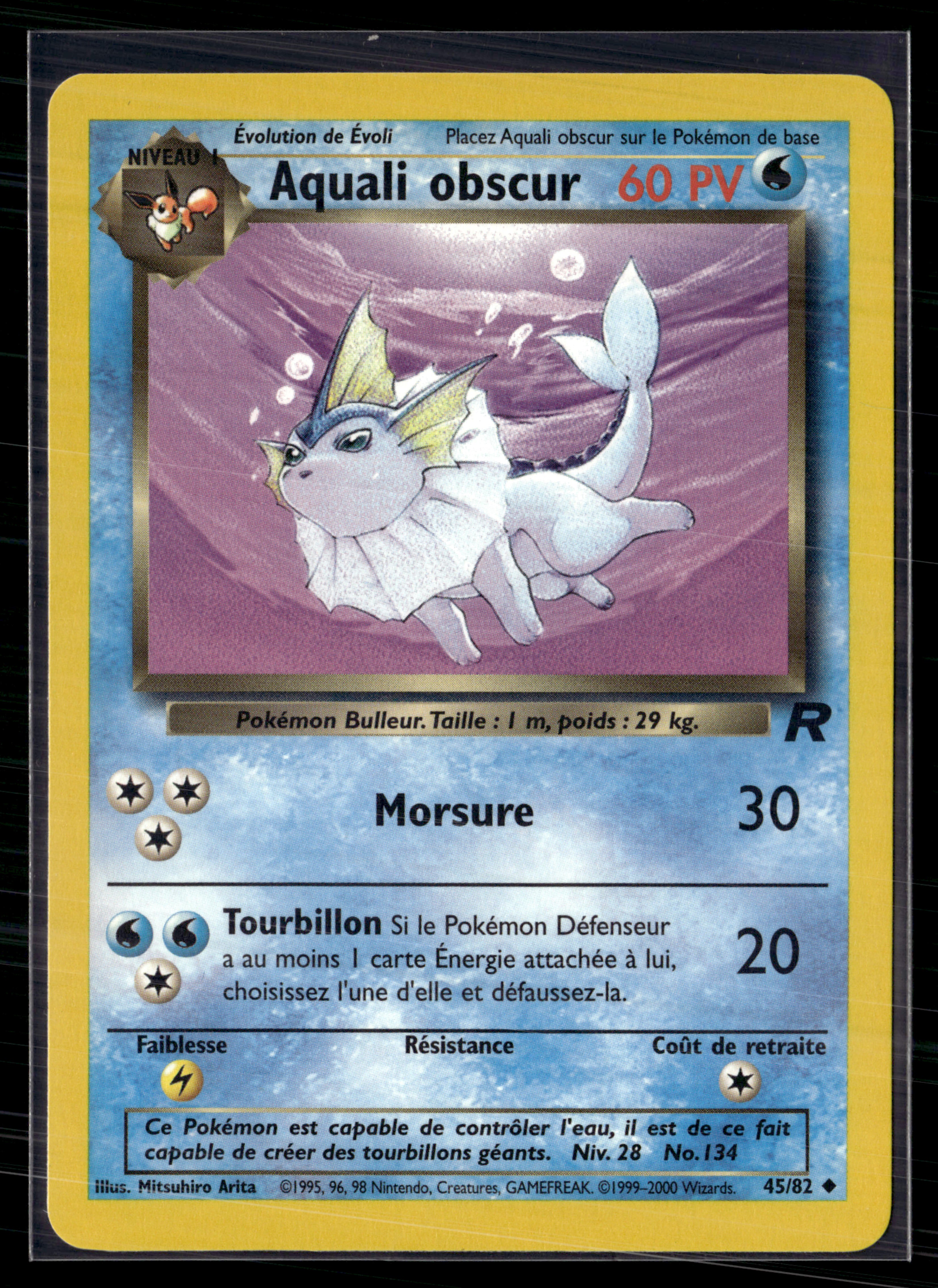 Aquali obscur 45/82 - Team Rocket - NM