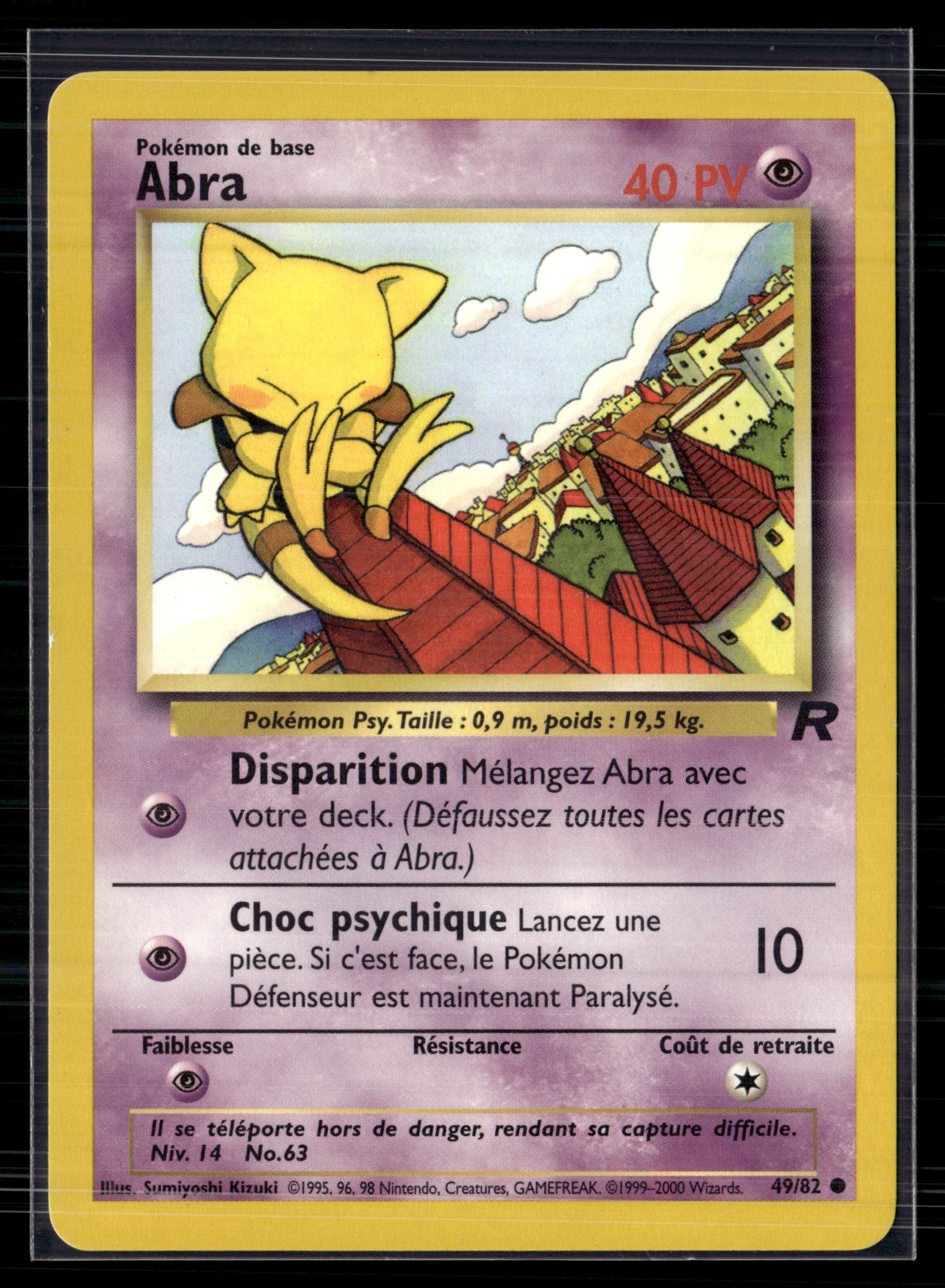 Abra 49/82 Team Rocket - Exc +