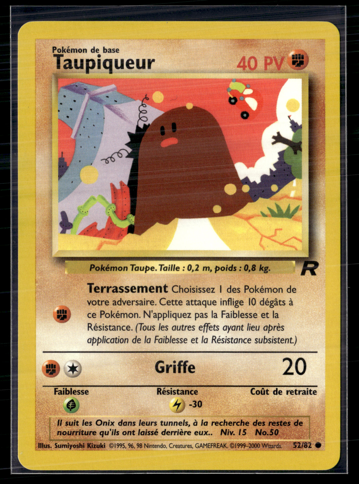 Taupiqueur 52/82 - Team Rocket - NM