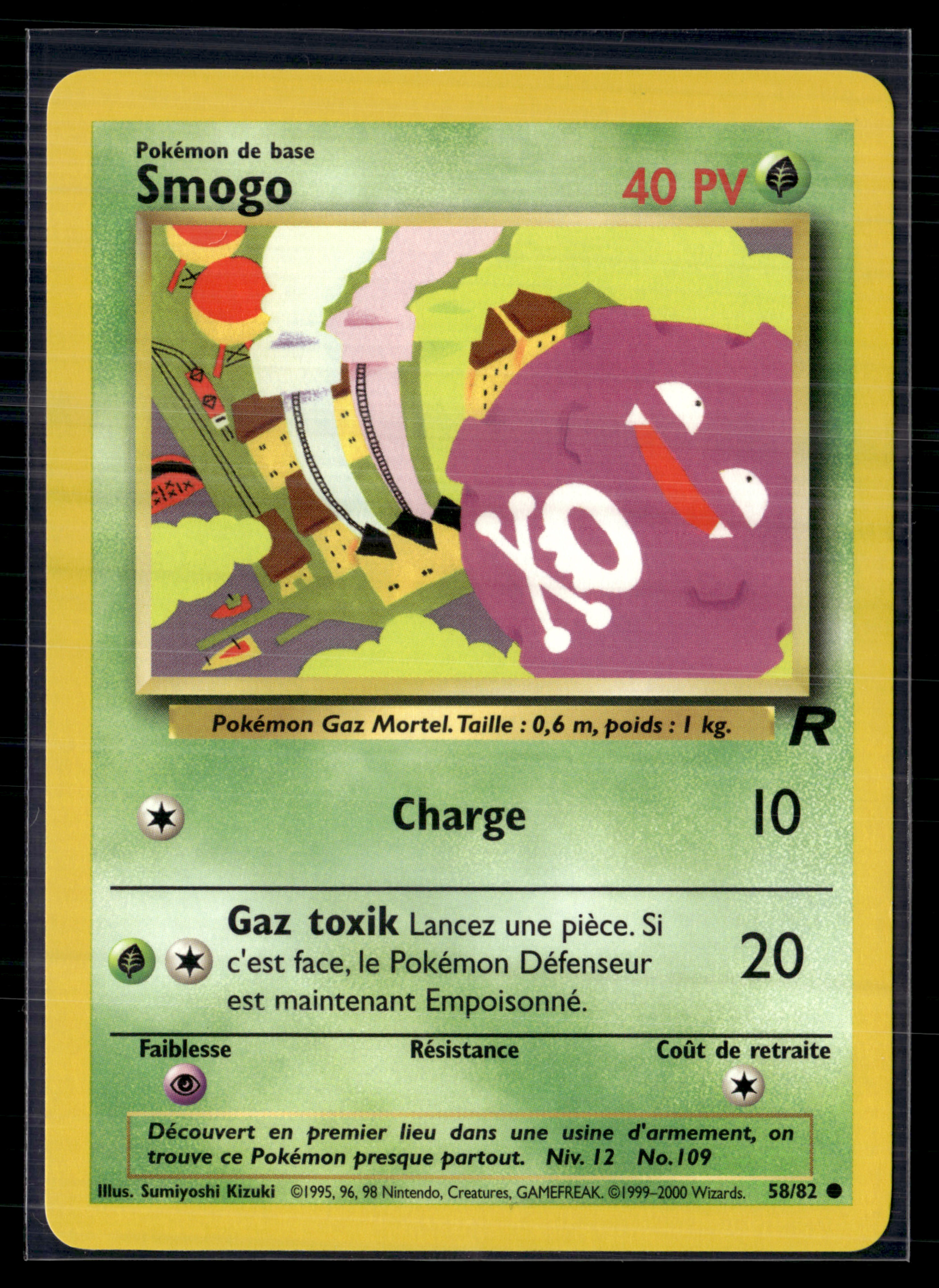 Smogo 58/82 - Team Rocket - NM