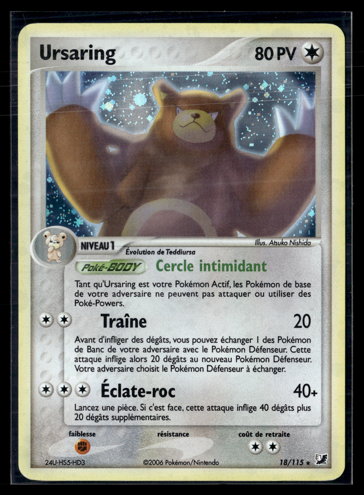 Ursaring 18/115 - Forces cachées - EXC+