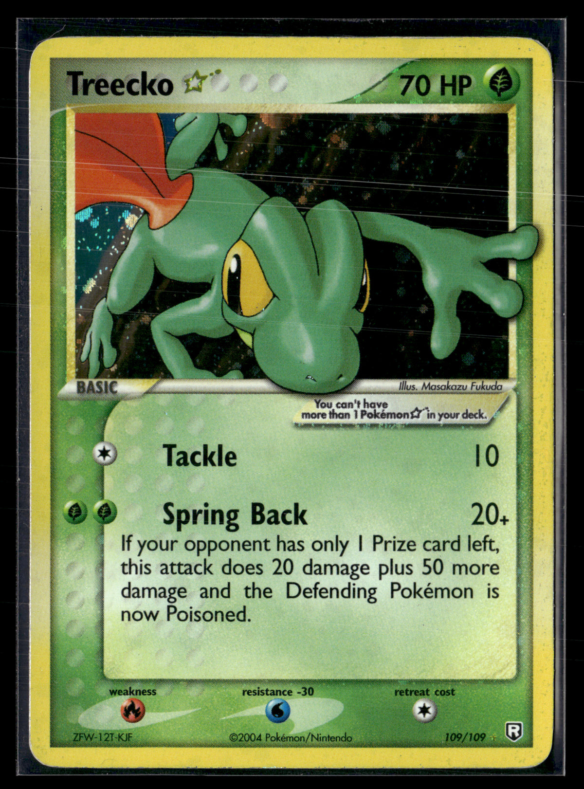 Treecko gold star 109/109 - Team Rocket Returns | TBE