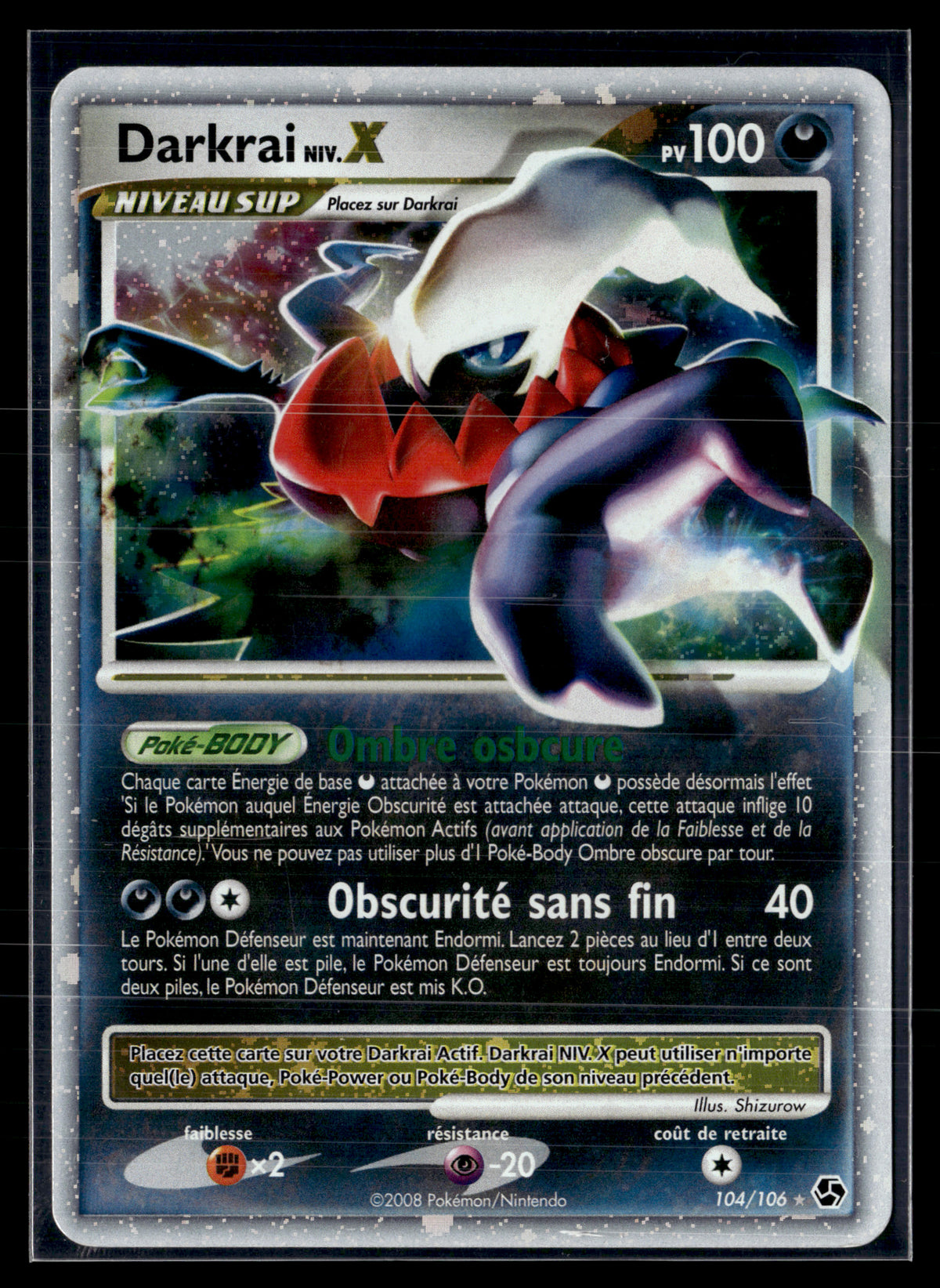 Darkrai Niv.X 104/106 Duels au sommet | EXC+