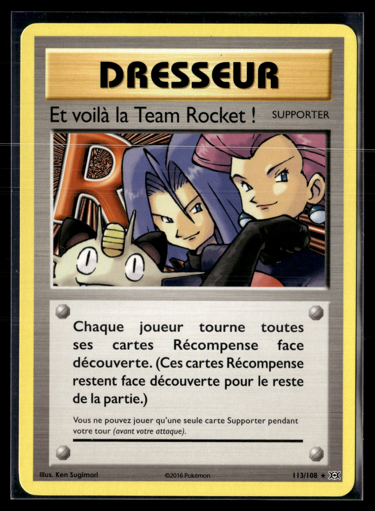 Et voila la Team Rocket 113/108 – Evolutions | NM