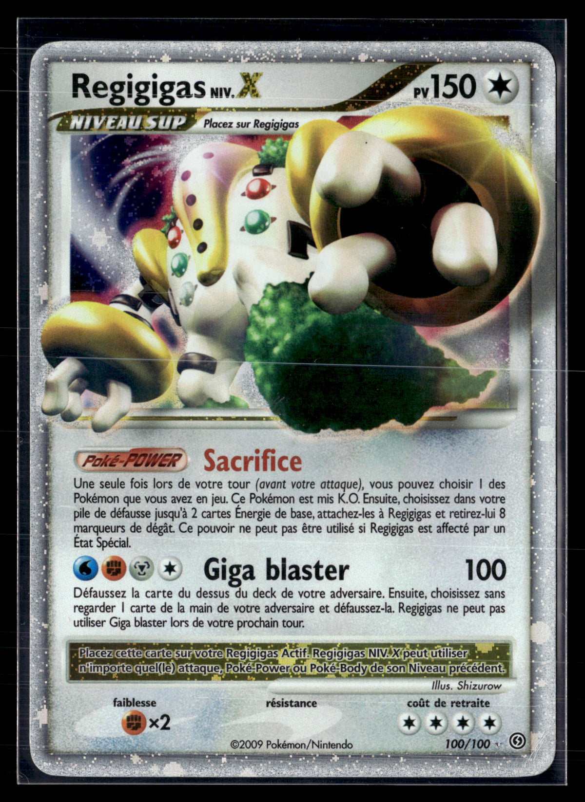 Regigigas 100/100 –  Tempête | EXC+