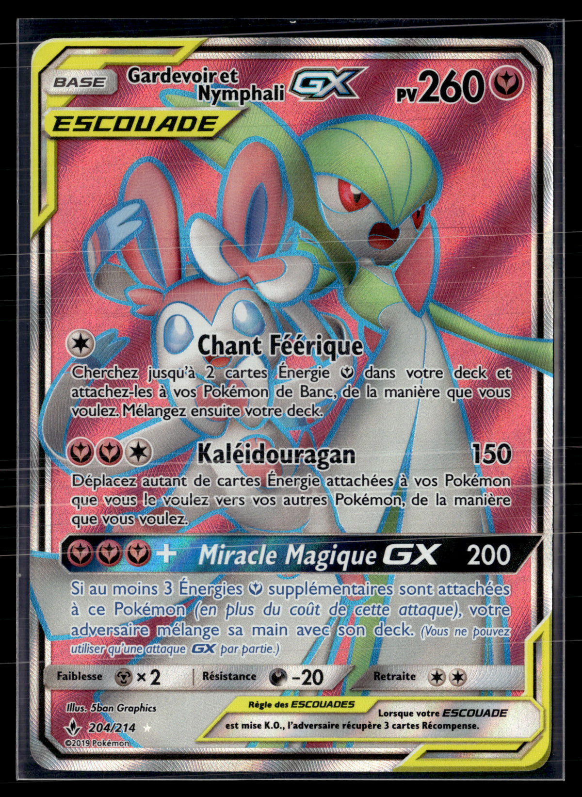 Gardevoir et Nymphali 204/214 Alliance Infaillible | EXC+
