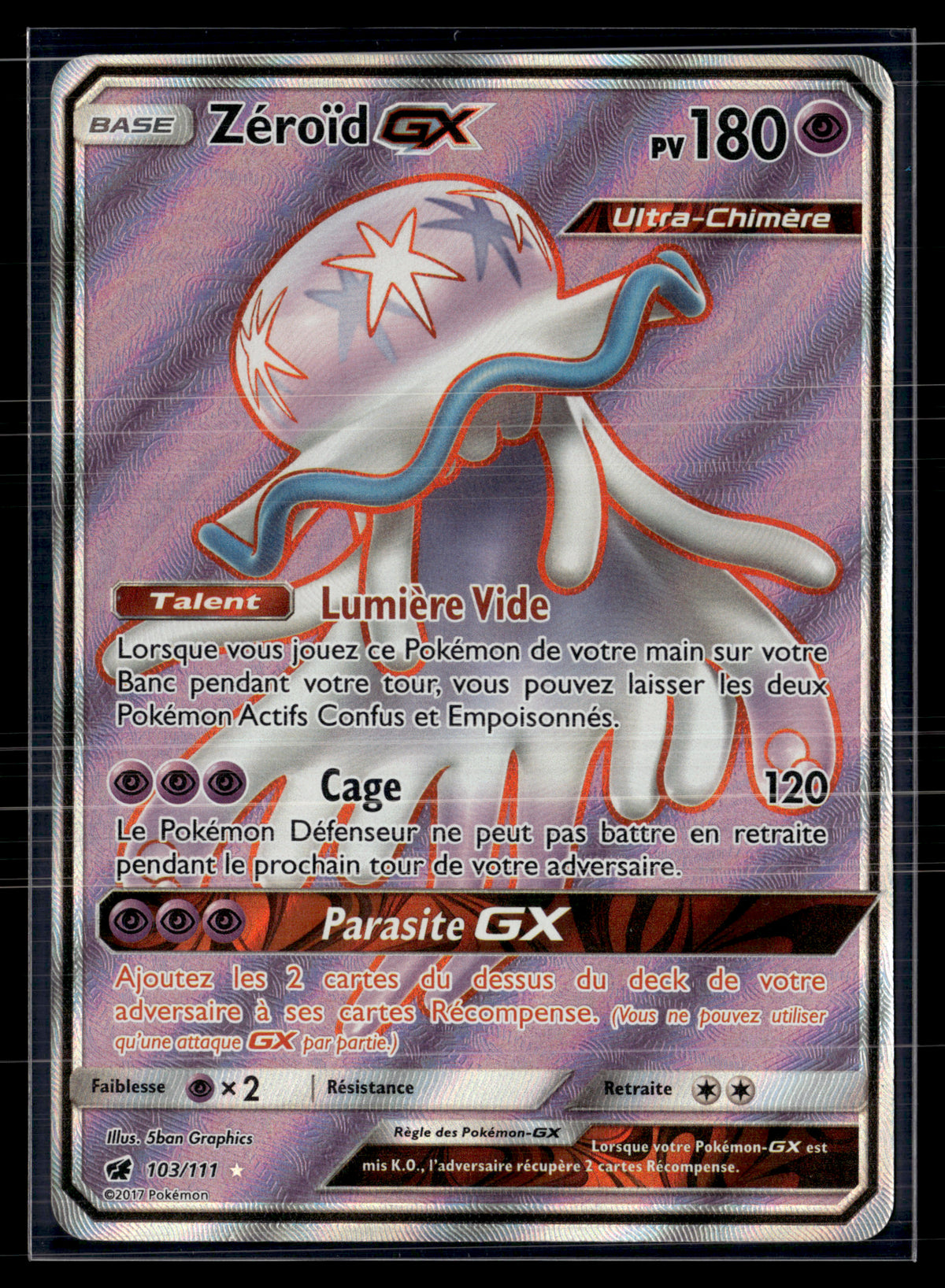 Zeroïd GX 103/111 - Invasion Carmin - NM