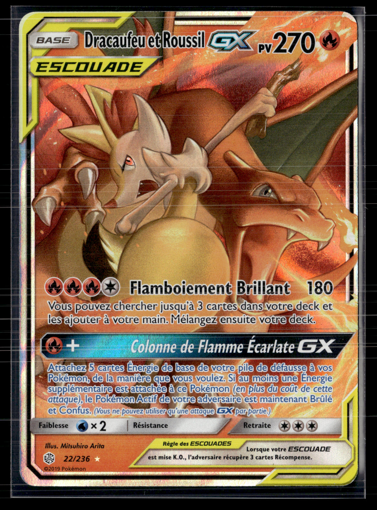 Dracaufeu et Roussil 22/236 Eclipse cosmique | NM