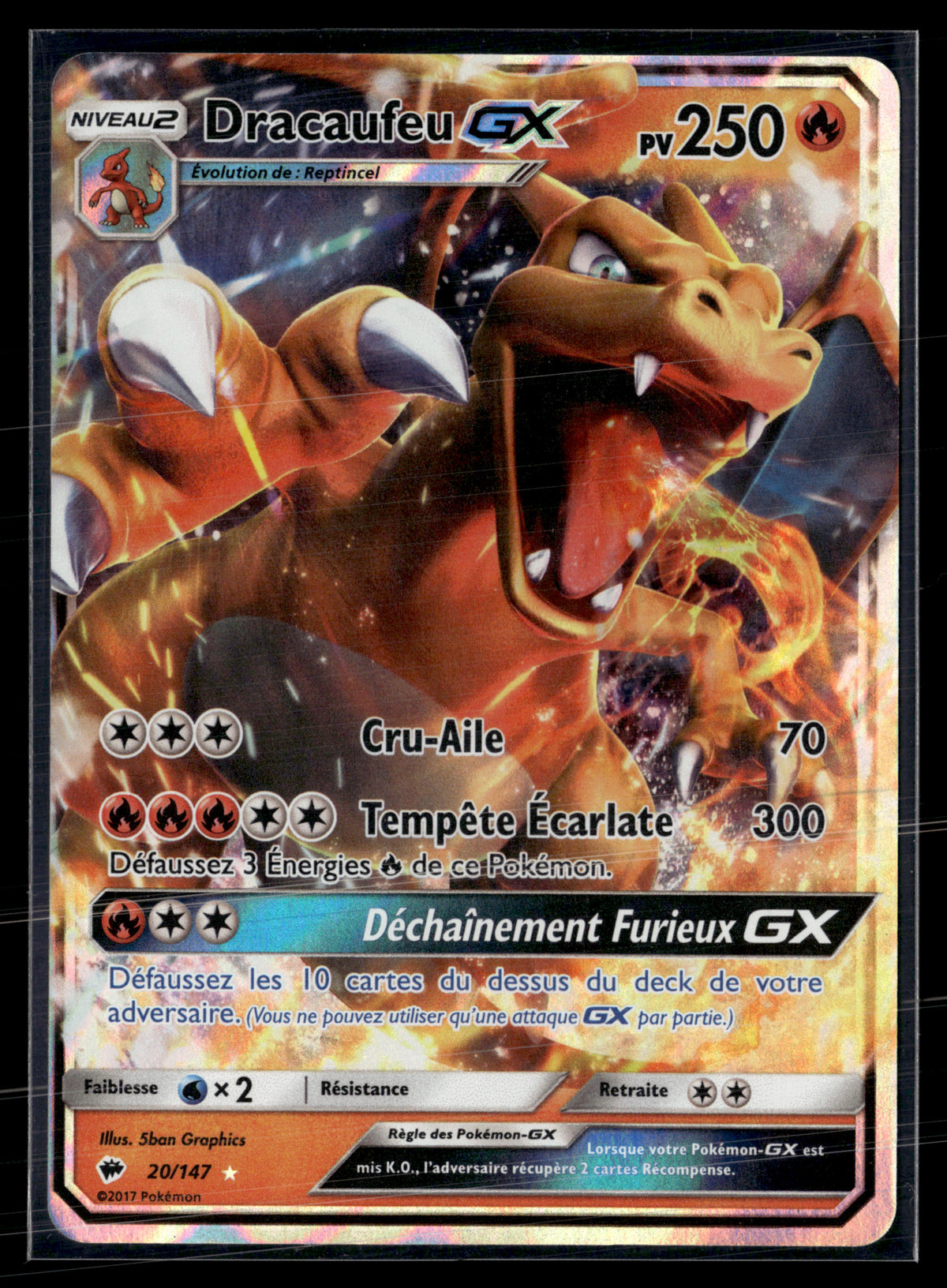 Dracaufeu GX 20/147 Ombres Ardentes | NM