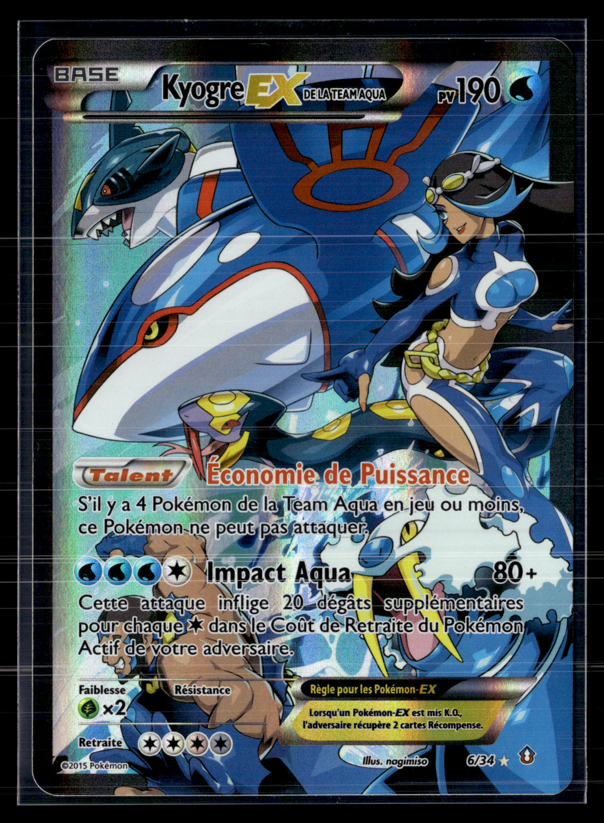 Kyogre 6/34 Double danger | NM