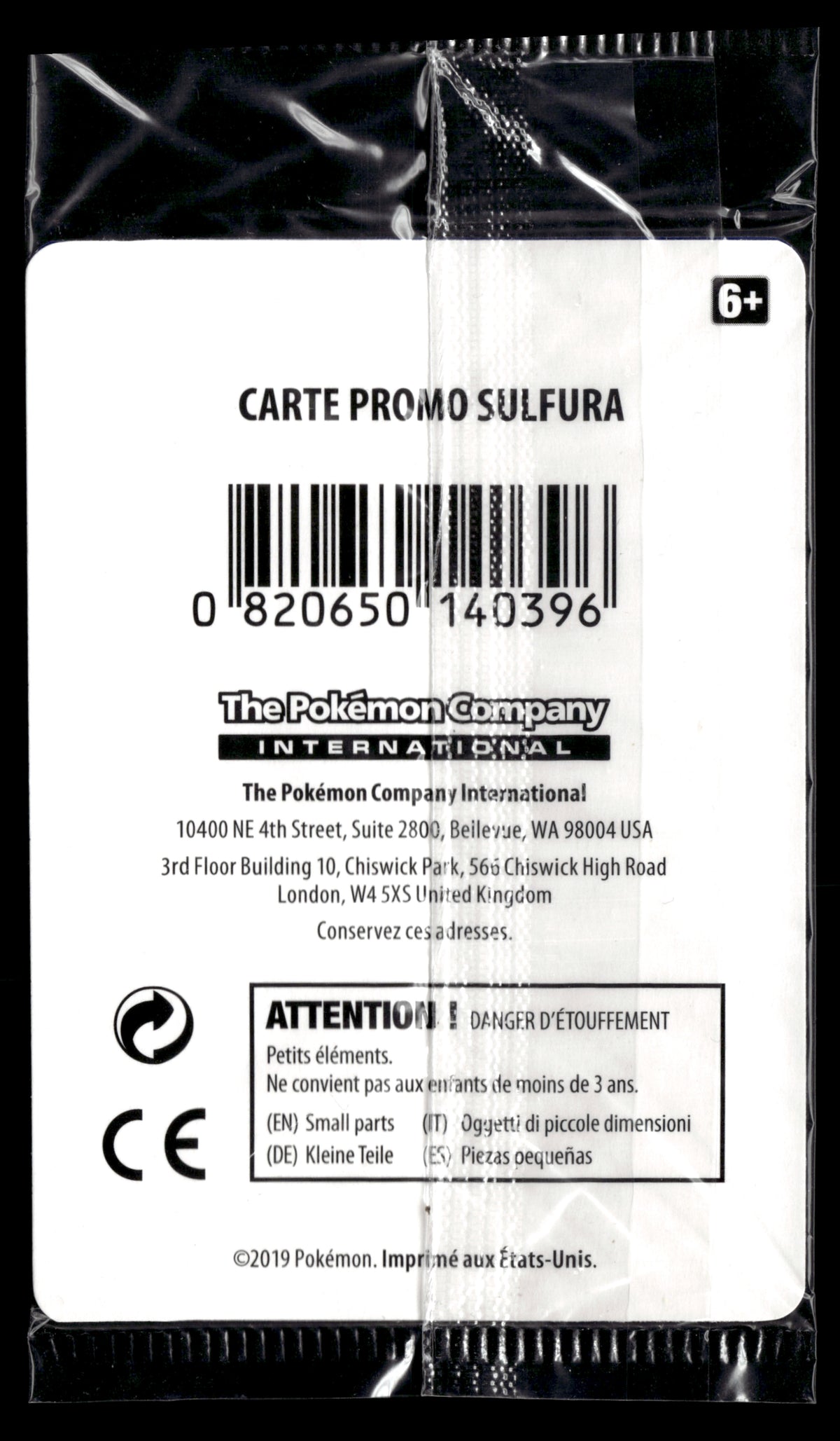 Sulfura 19/181 Stamp Duo de choc (scellé)