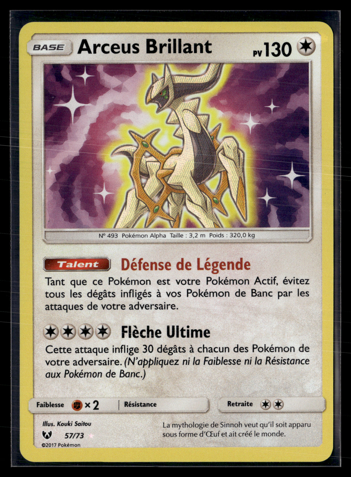 Arceus 57/73 Légendes brillantes – NM #3