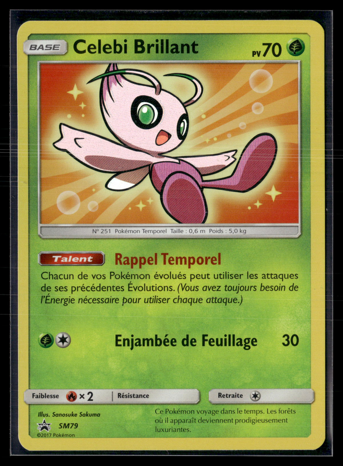 Celebi brillant SM79 |NM promo soleil et lune #6