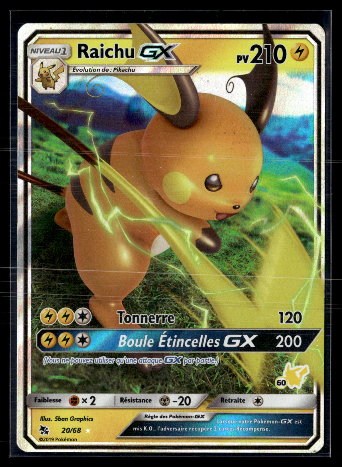 Raichu 20/68 Destinées Occultes | NM #4