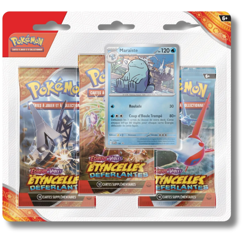 Tri-pack 3 Boosters EV08 Étincelles Déferlantes – Maraiste